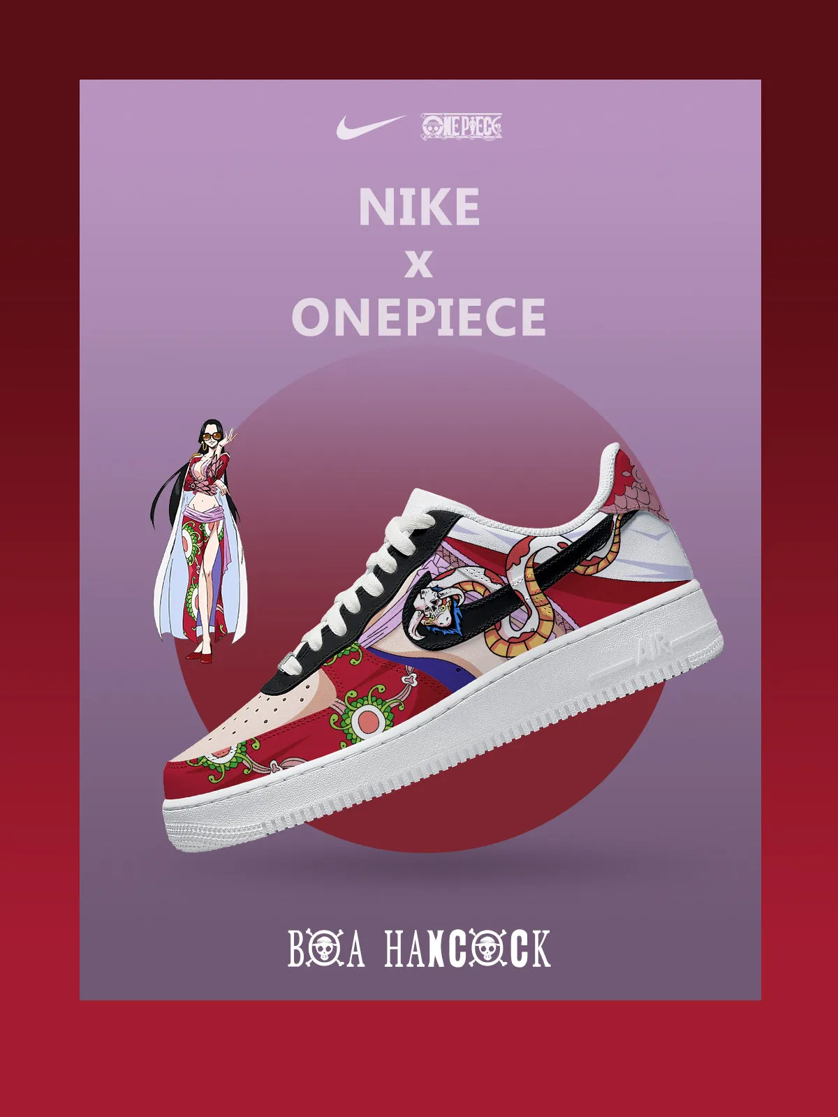 Boa Hancock V.1 Custom Sneakers