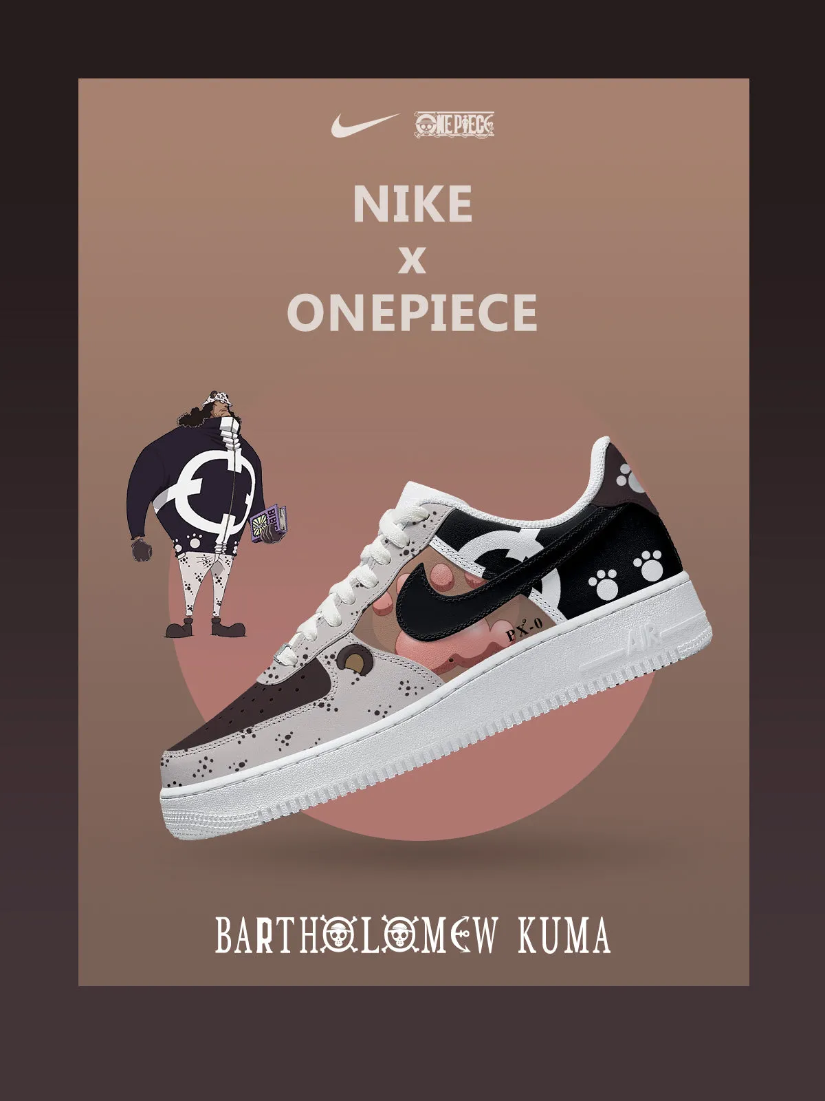 Bartholomew Kuma V.1 Custom Sneakers