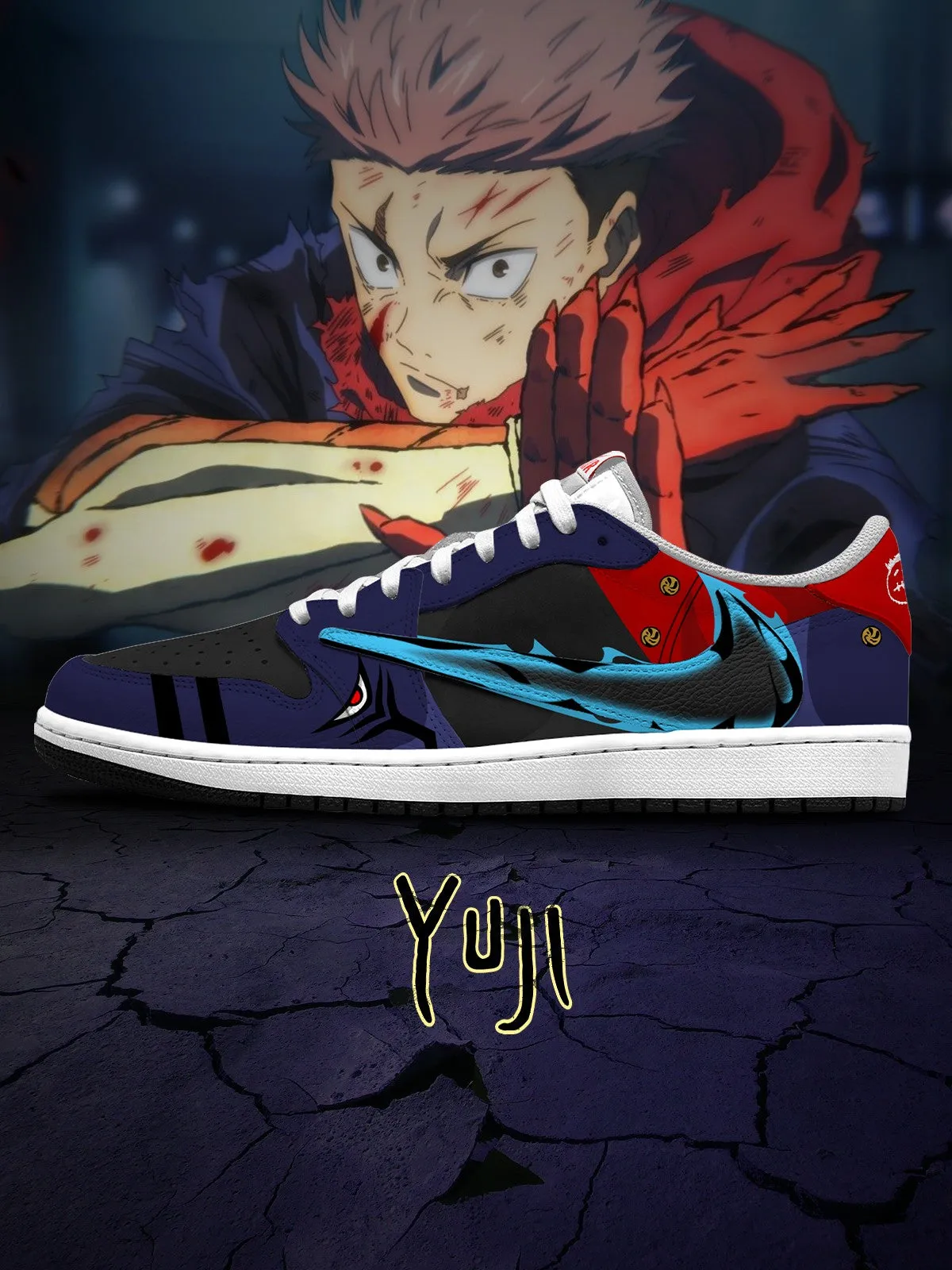 Yuji Itadori V.3 Custom TS Low Sneakers