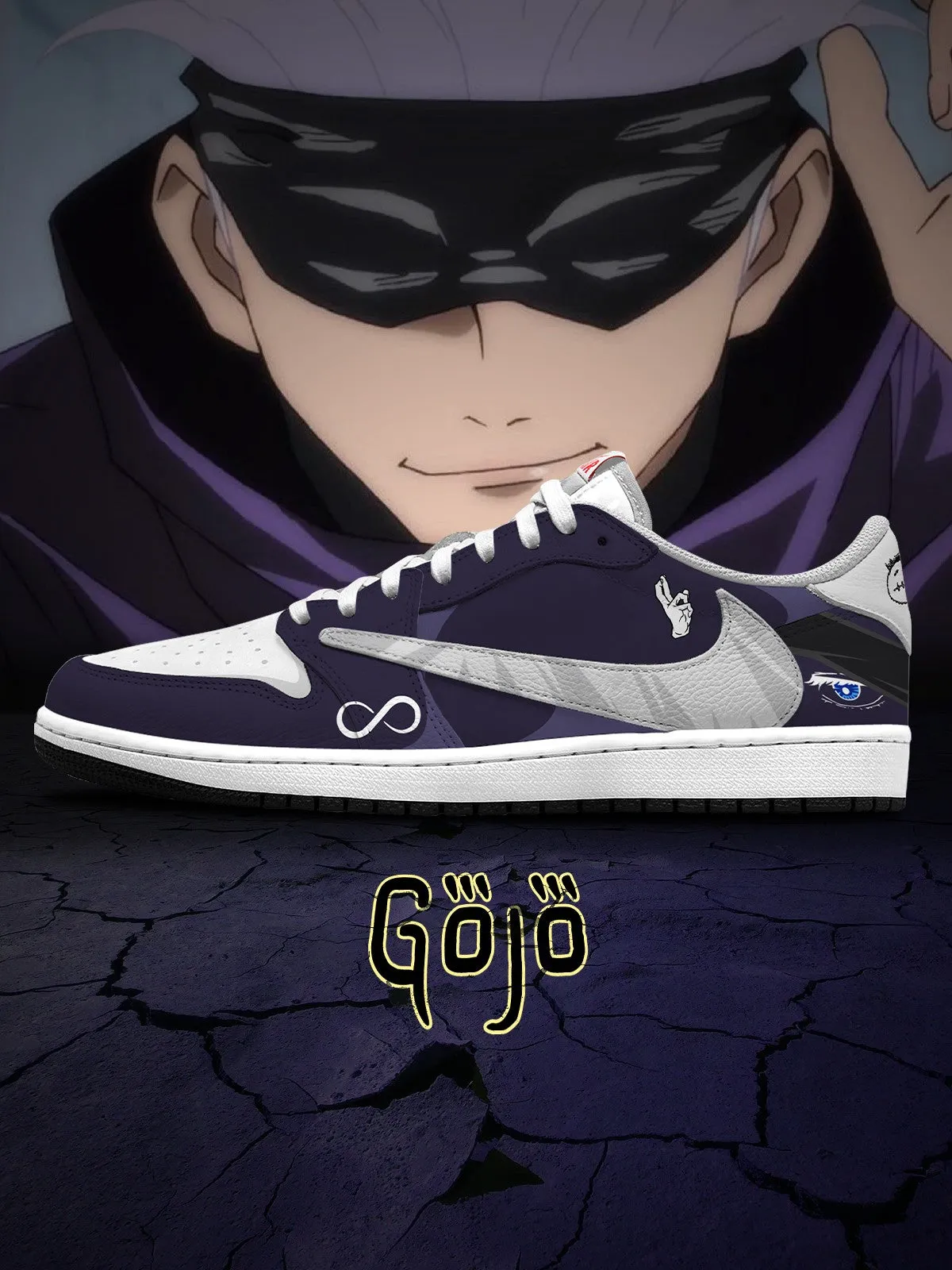 Satoru Gojo V.9 Custom TS Low Sneakers