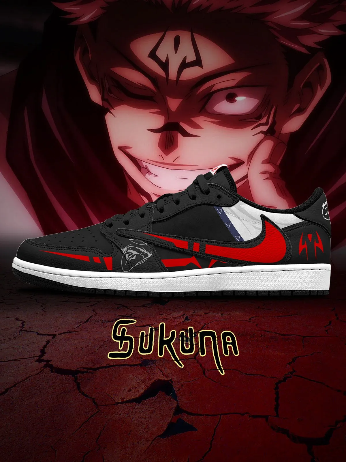 Ryomen Sukuna V.5 Custom TS Low Sneakers