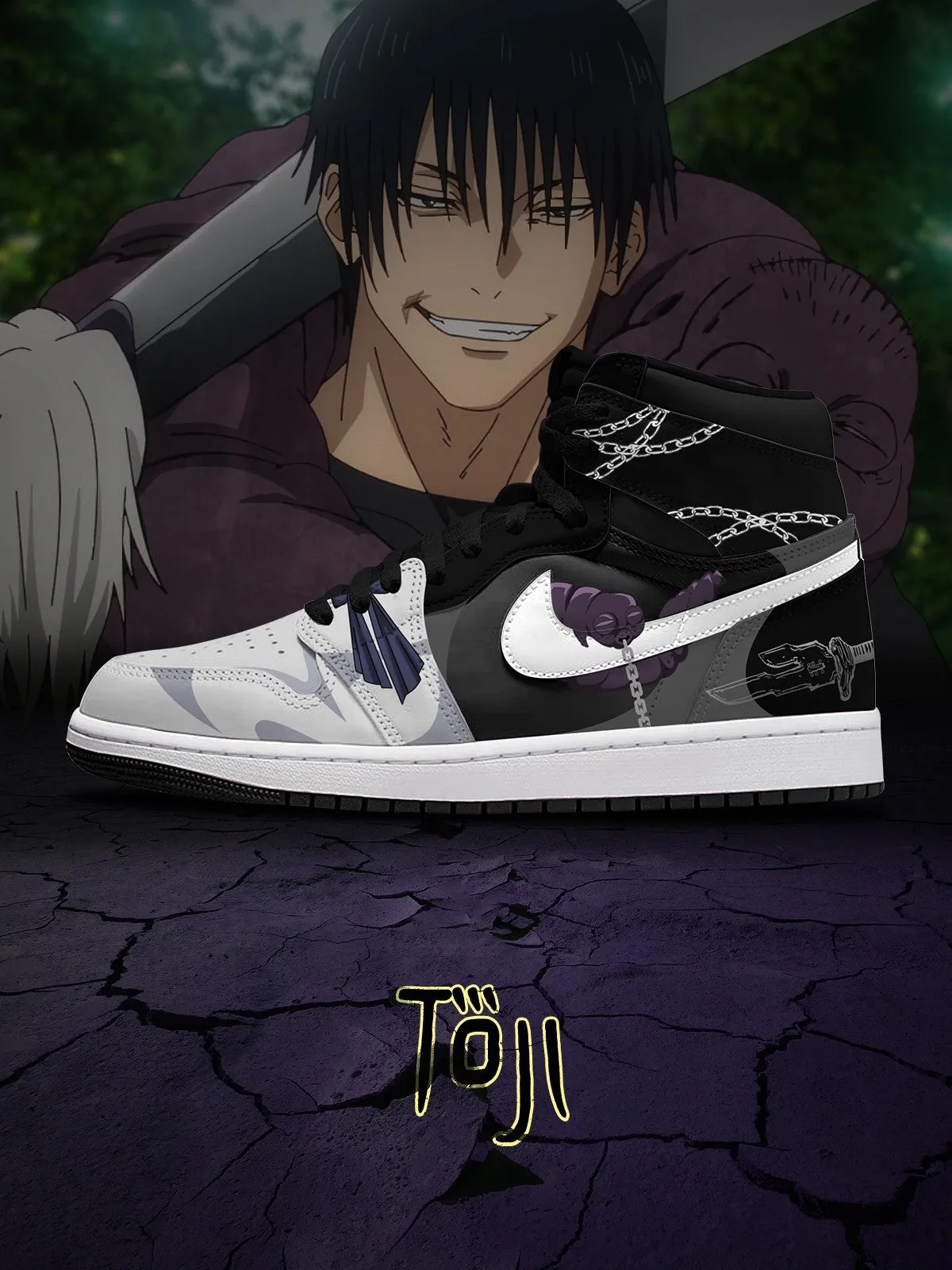 Toji Fushiguro V.3 Custom High-Top Sneakers