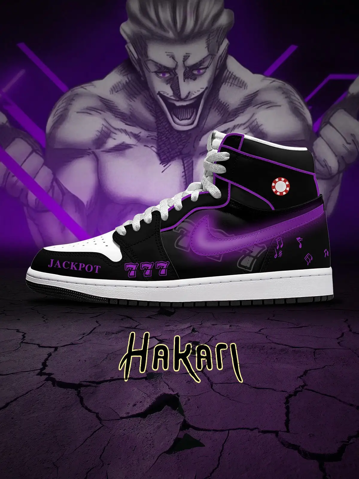 Kinji Hakari V.1 Custom High-Top Sneakers