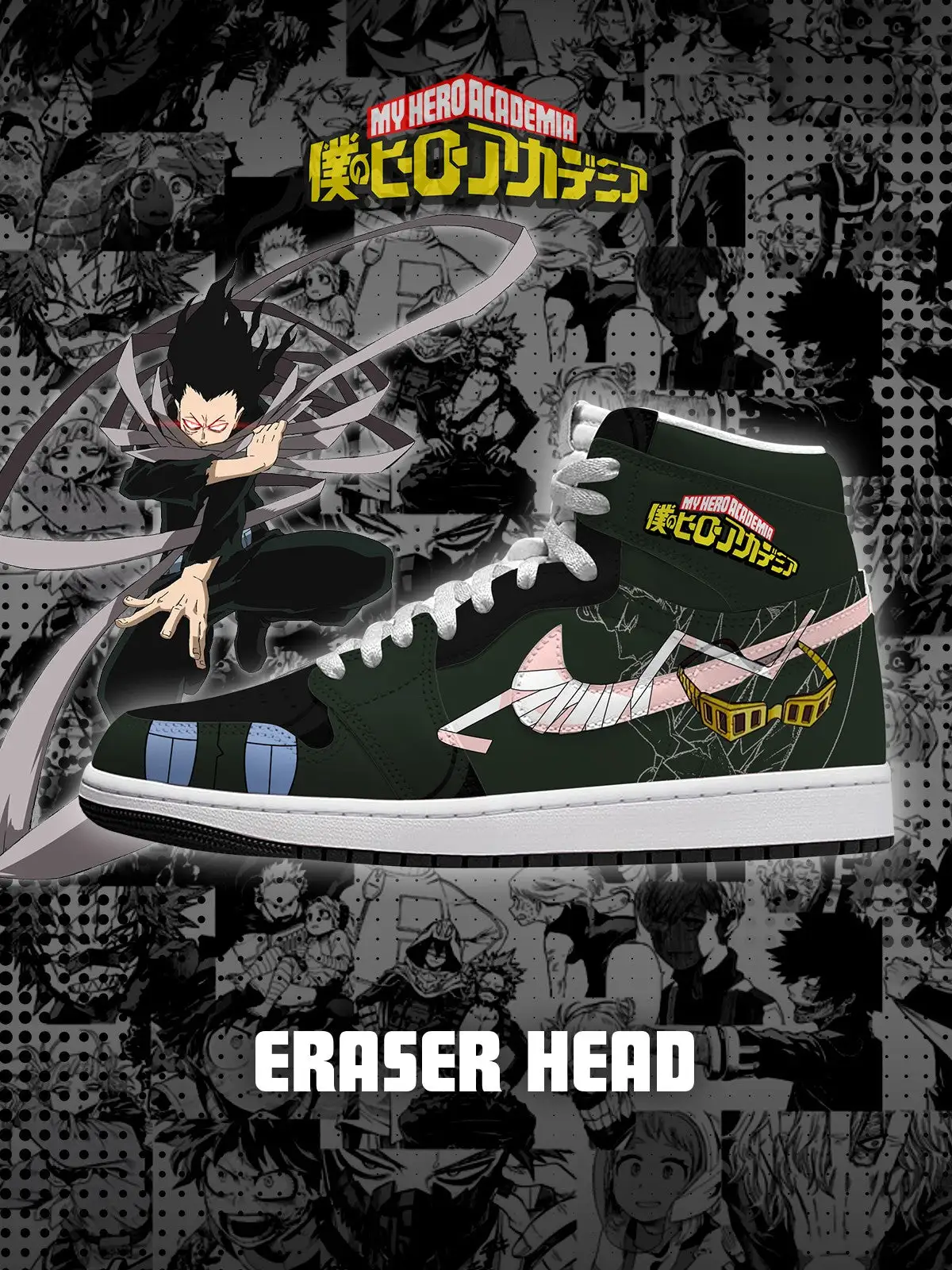 Eraser Head V.1 Custom High-Top Sneakers