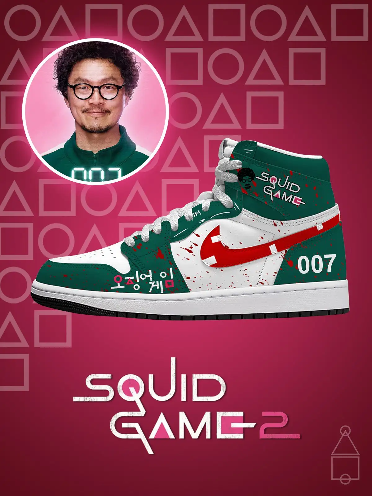 Player 007 V.1 Custom High-Top Sneakers