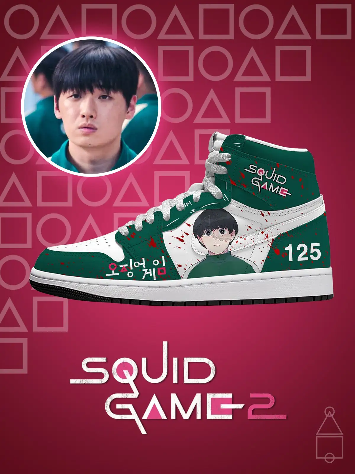 Player 125 V.1 Custom High-Top Sneakers