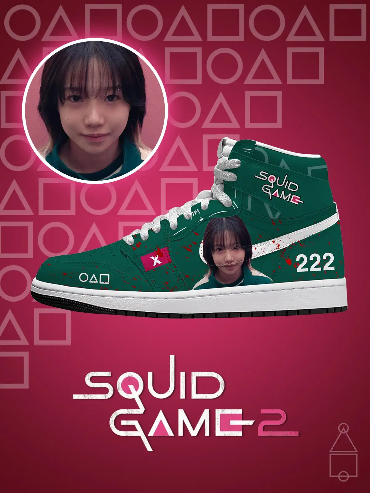 Player 222 V.2 Custom High-Top Sneakers
