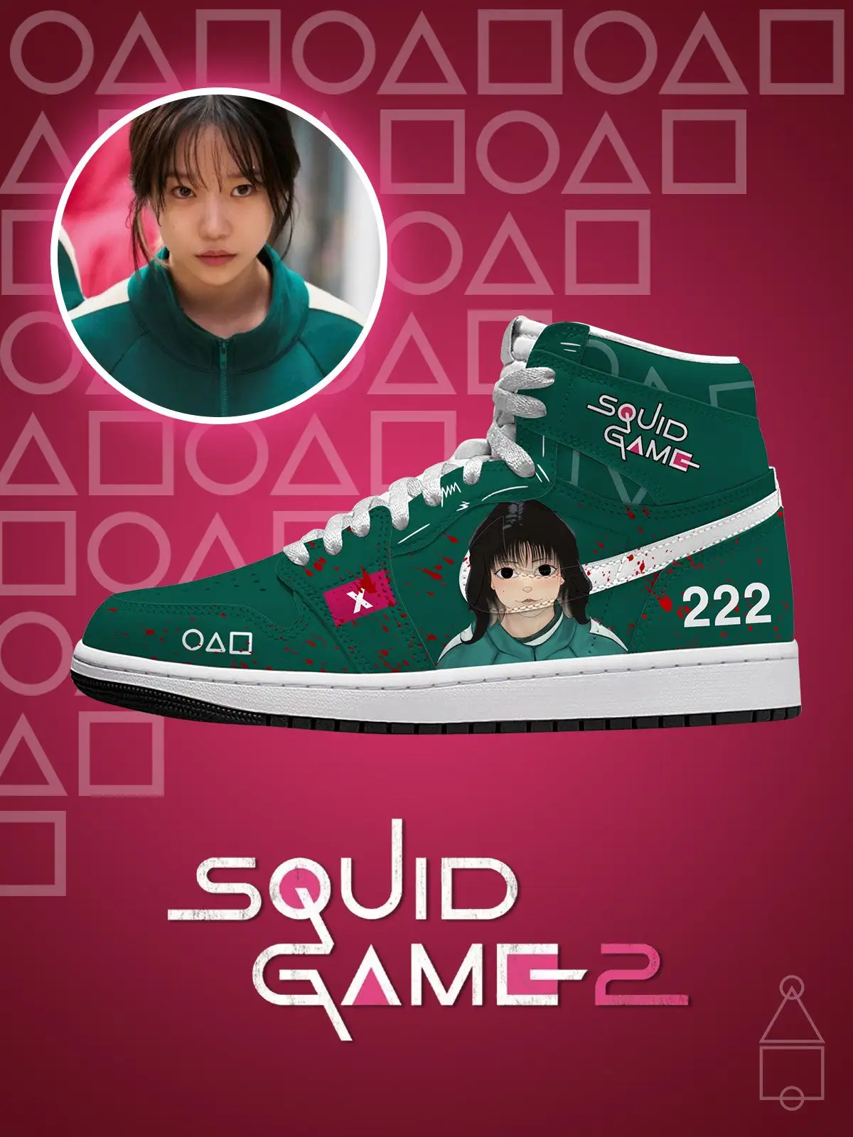 Player 222 V.3 Custom High-Top Sneakers