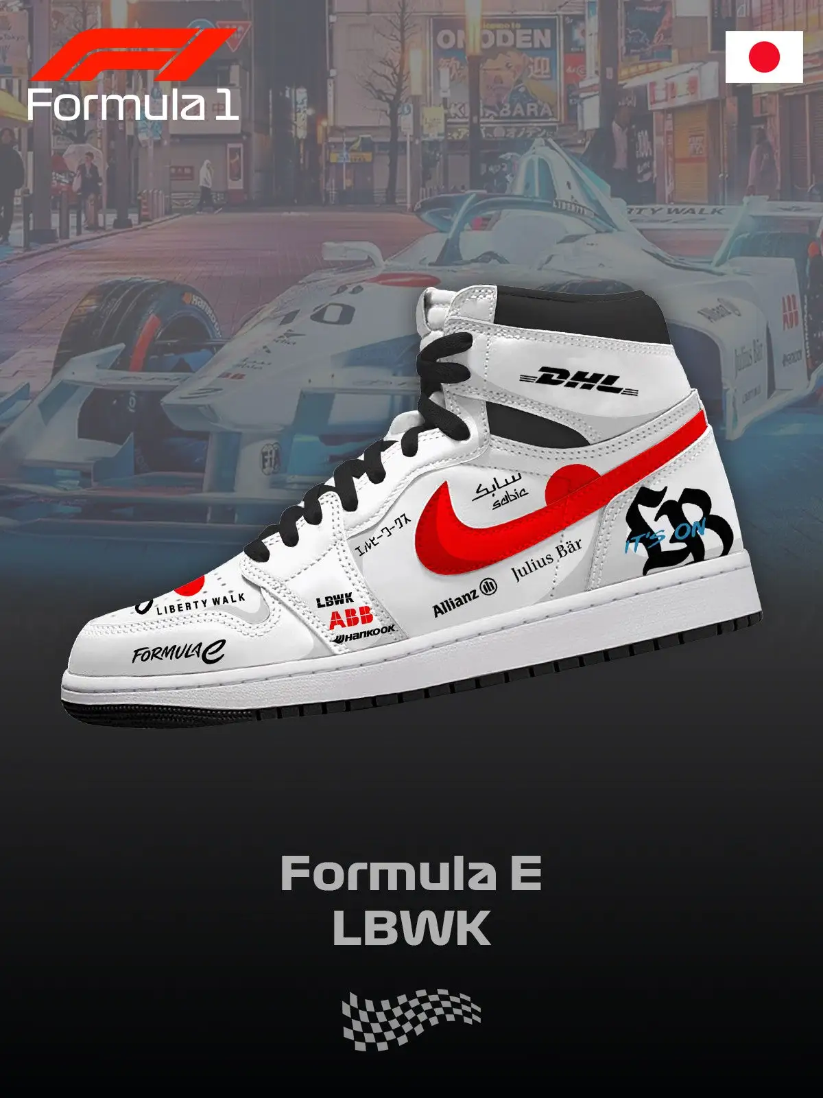 F.E LBWK V.1 Custom High-Top Sneakers