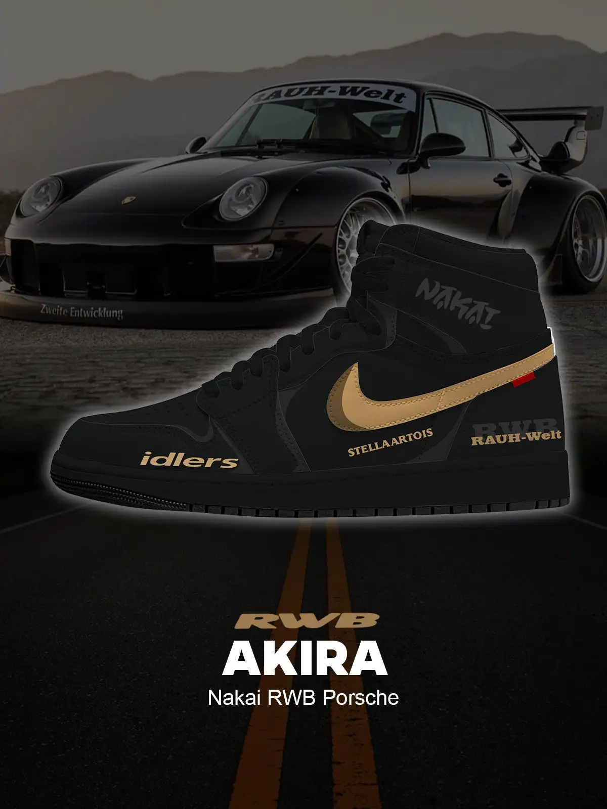 Nakai RWB V.1 Custom High-Top Sneakers