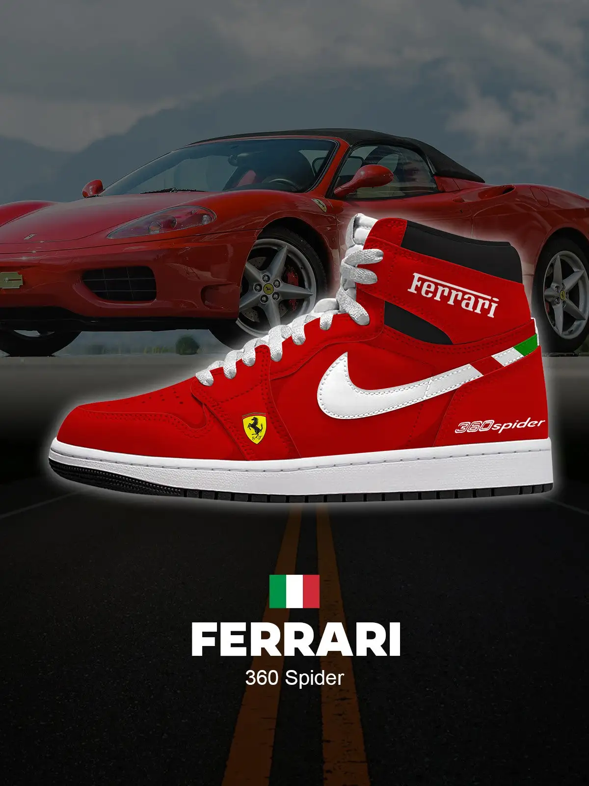 FF 360 Spider V.1 Custom High-Top Sneakers