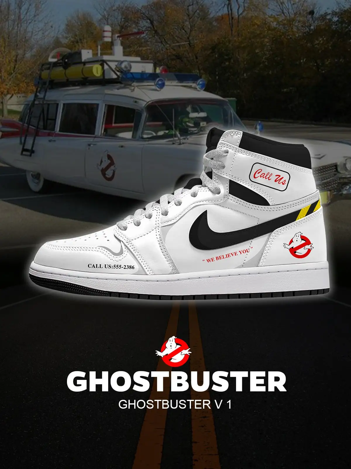 Ghostbuster V.1 Custom High-Top Sneakers