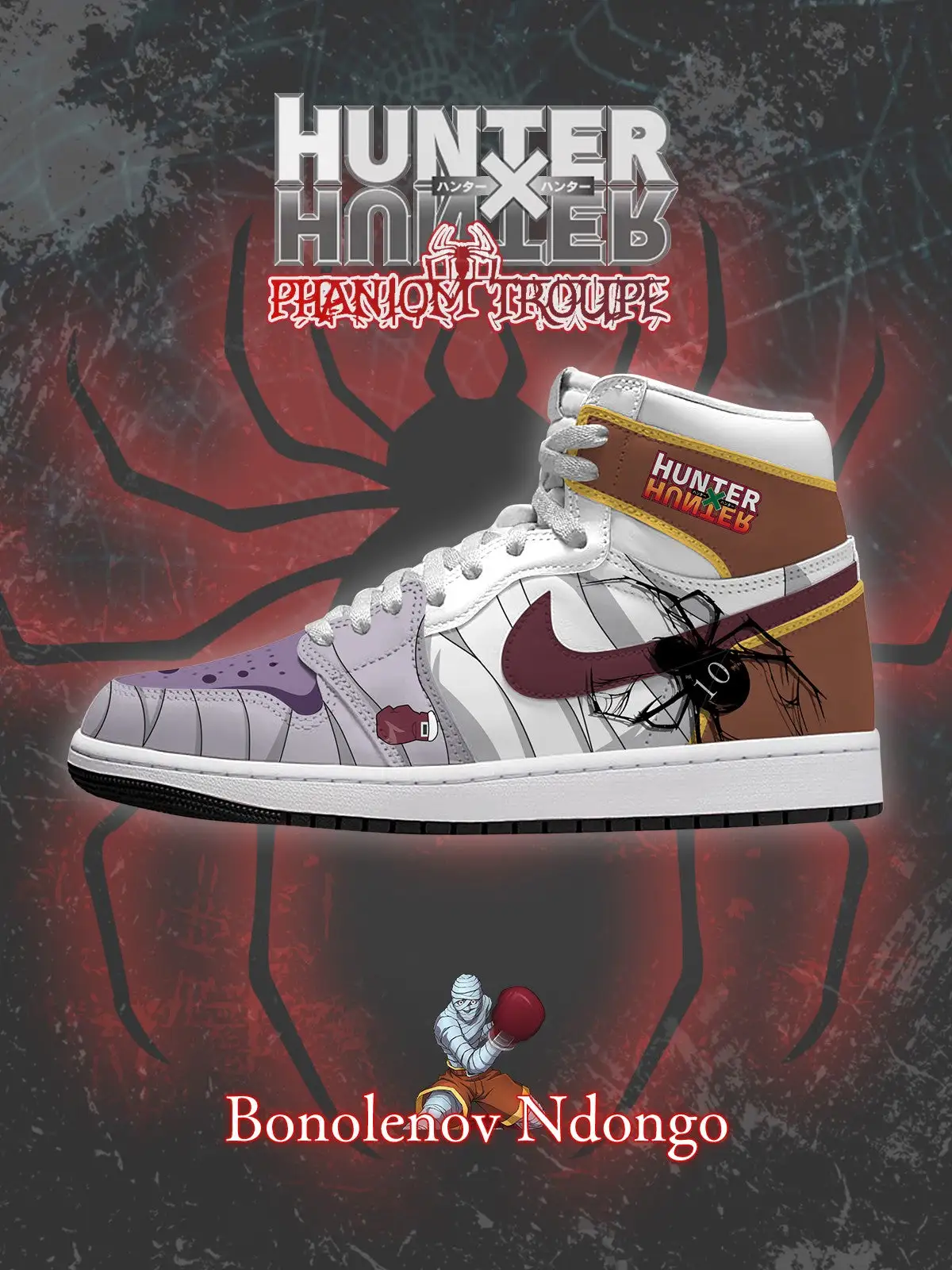 Bonolenov Ndongo V.1 Custom High-Top Sneakers