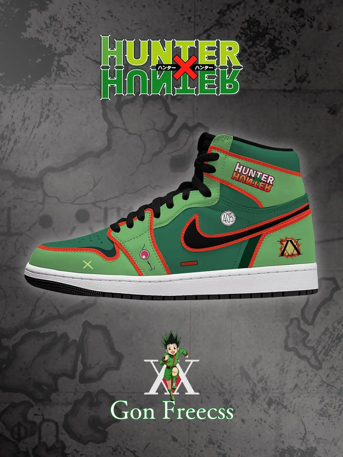 Gon Freecss V.1 Custom High-Top Sneakers