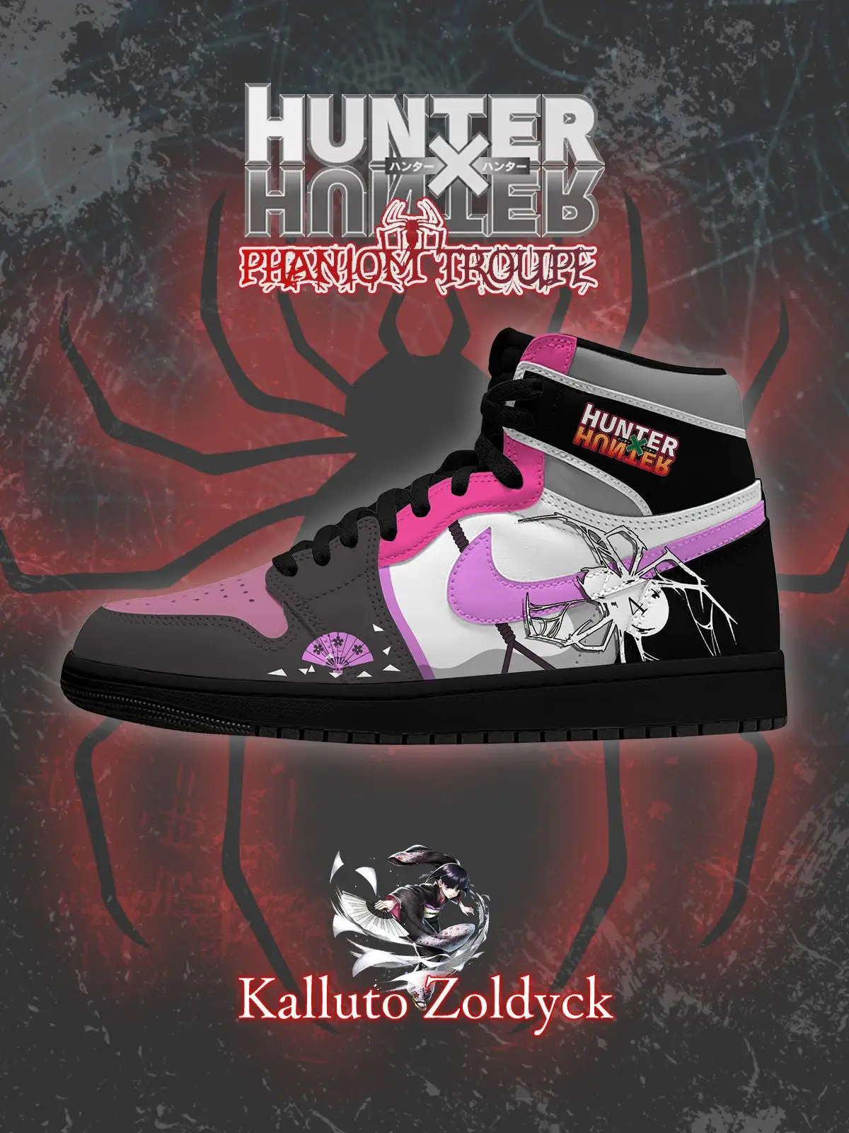 Kalluto Zoldyck V.1 Custom High-Top Sneakers