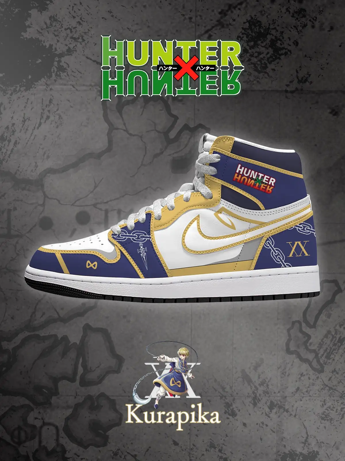 Kurapika V.1 Custom High-Top Sneakers