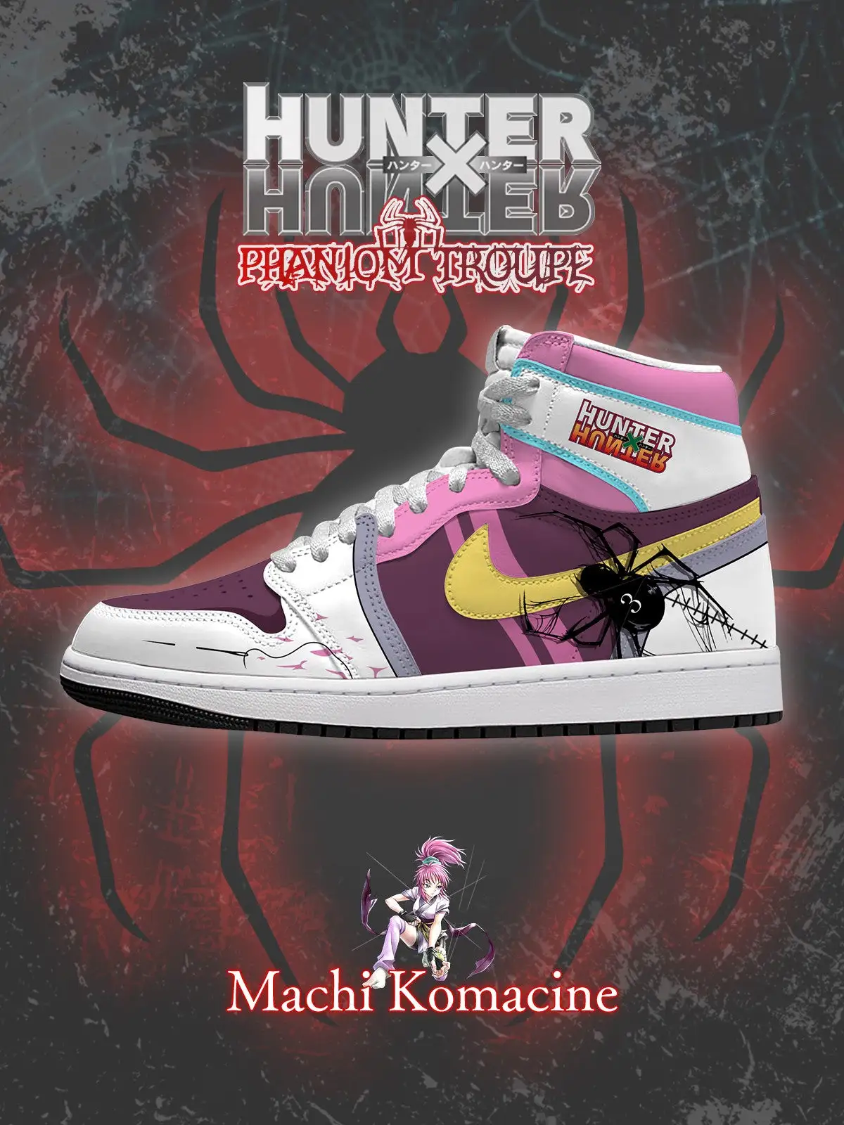 Machi Komacine V.1 Custom High-Top Sneakers