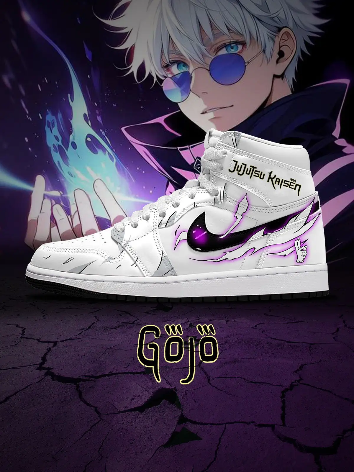 Satoru Gojo V.6 Custom High-Top Sneakers