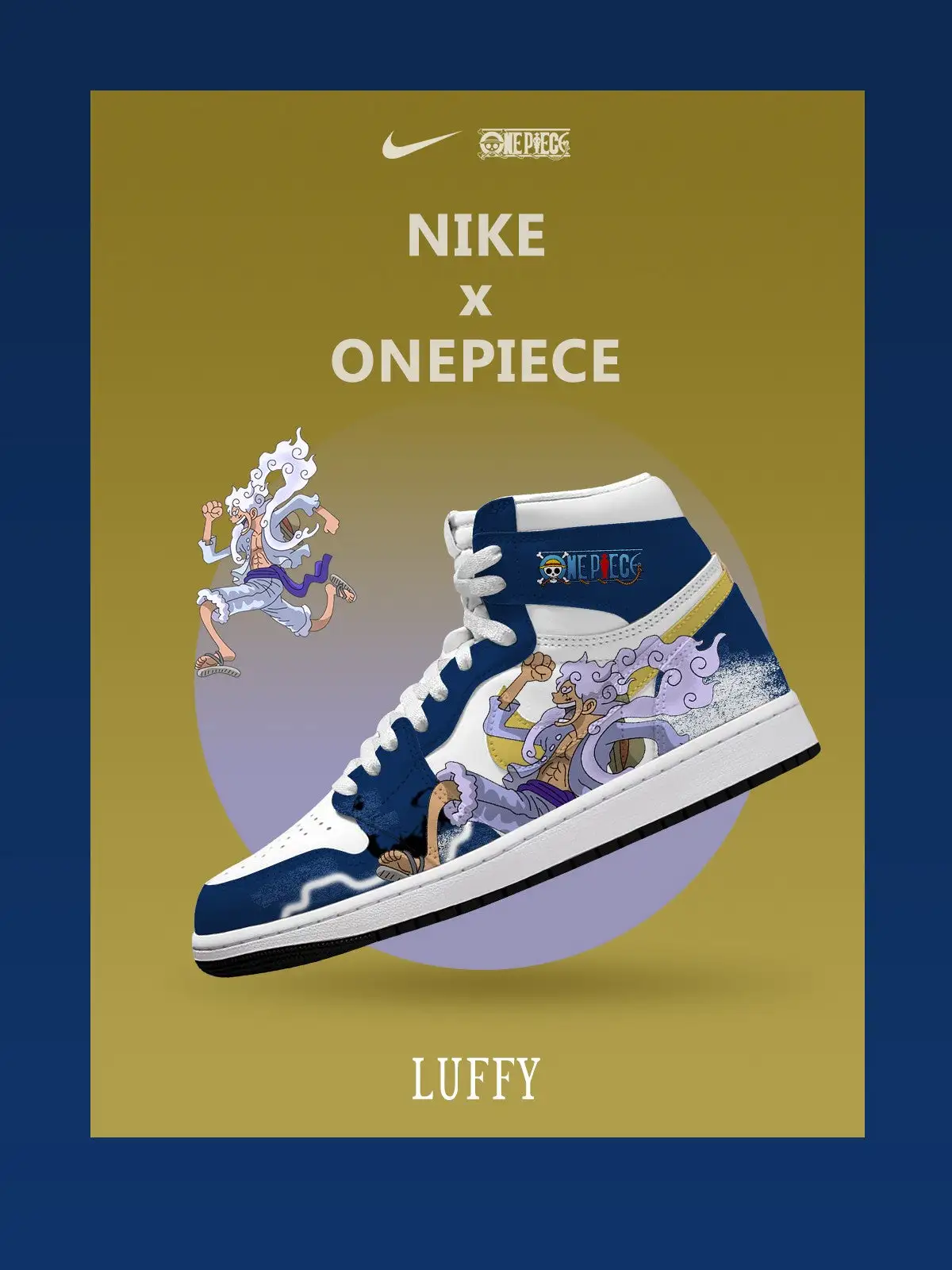 Monkey D. Luffy V.9 Custom High-Top Sneakers
