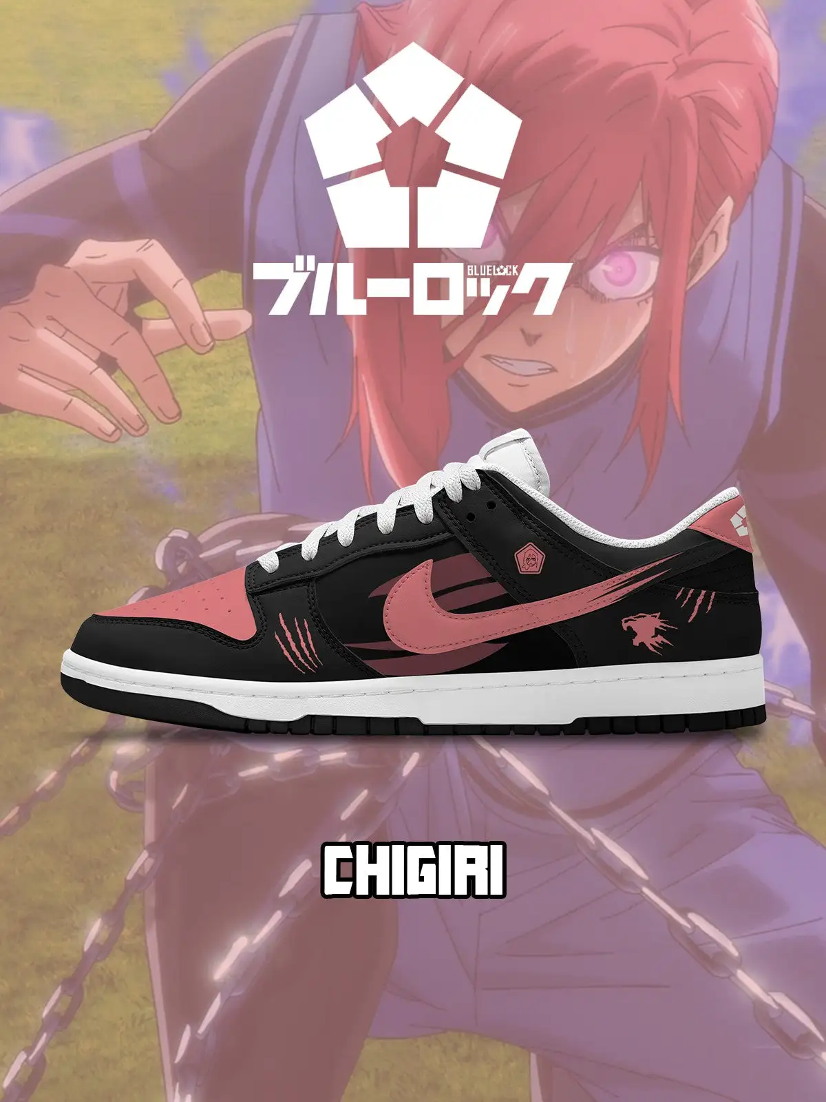 Hyoma Chigiri V.1 Custom Court-Low Sneakers