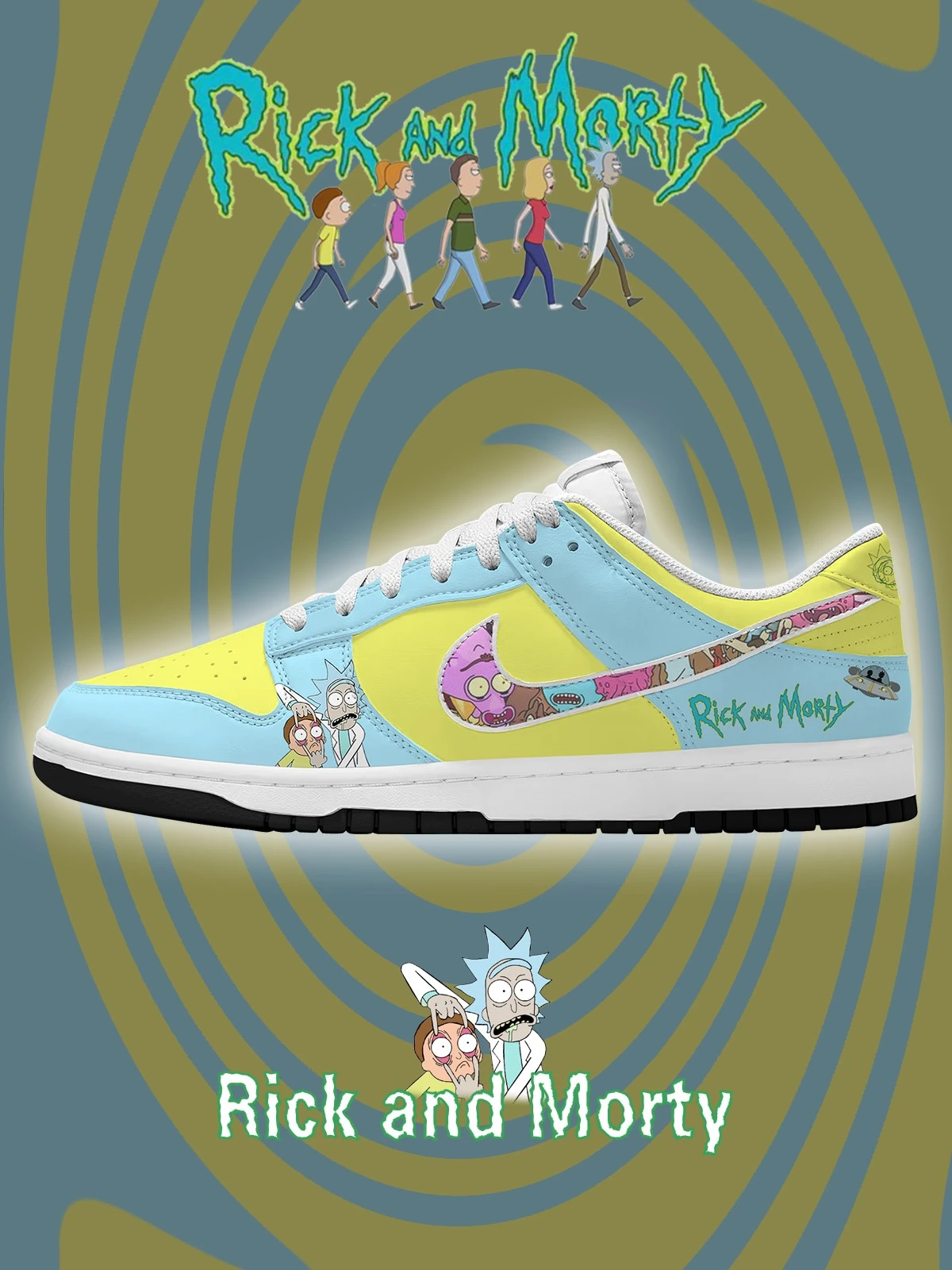 R and M V.1 Custom Court-Low Sneakers