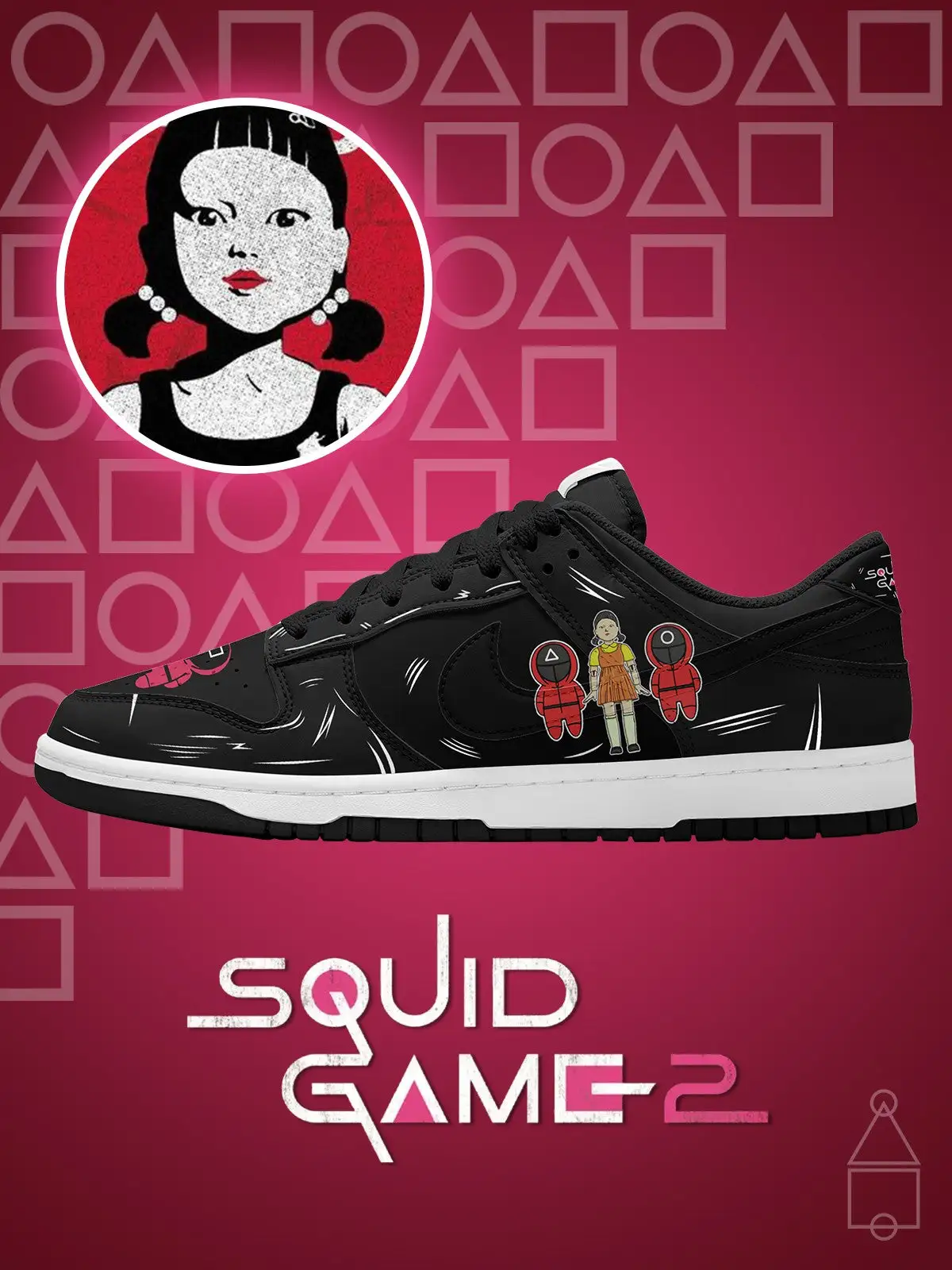 Young-hee V.1 Custom Court-Low Sneakers