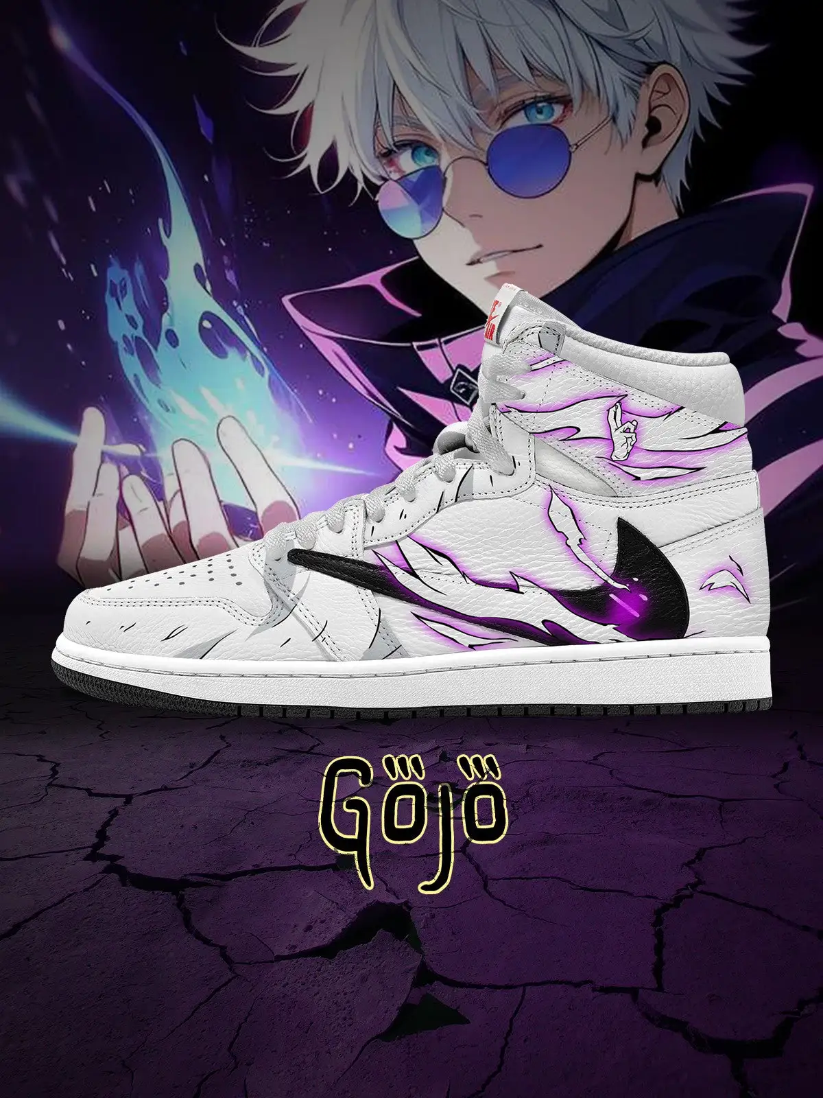 Satoru Gojo V.6 Custom TS High Sneakers