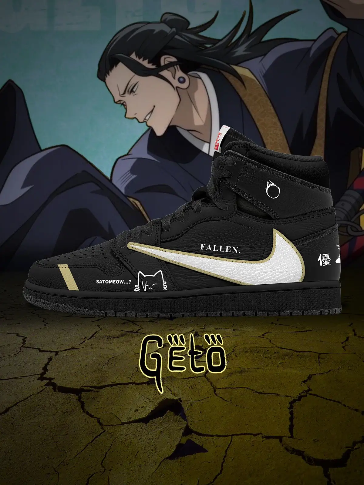 Suguru Geto V.1 Custom TS High Sneakers