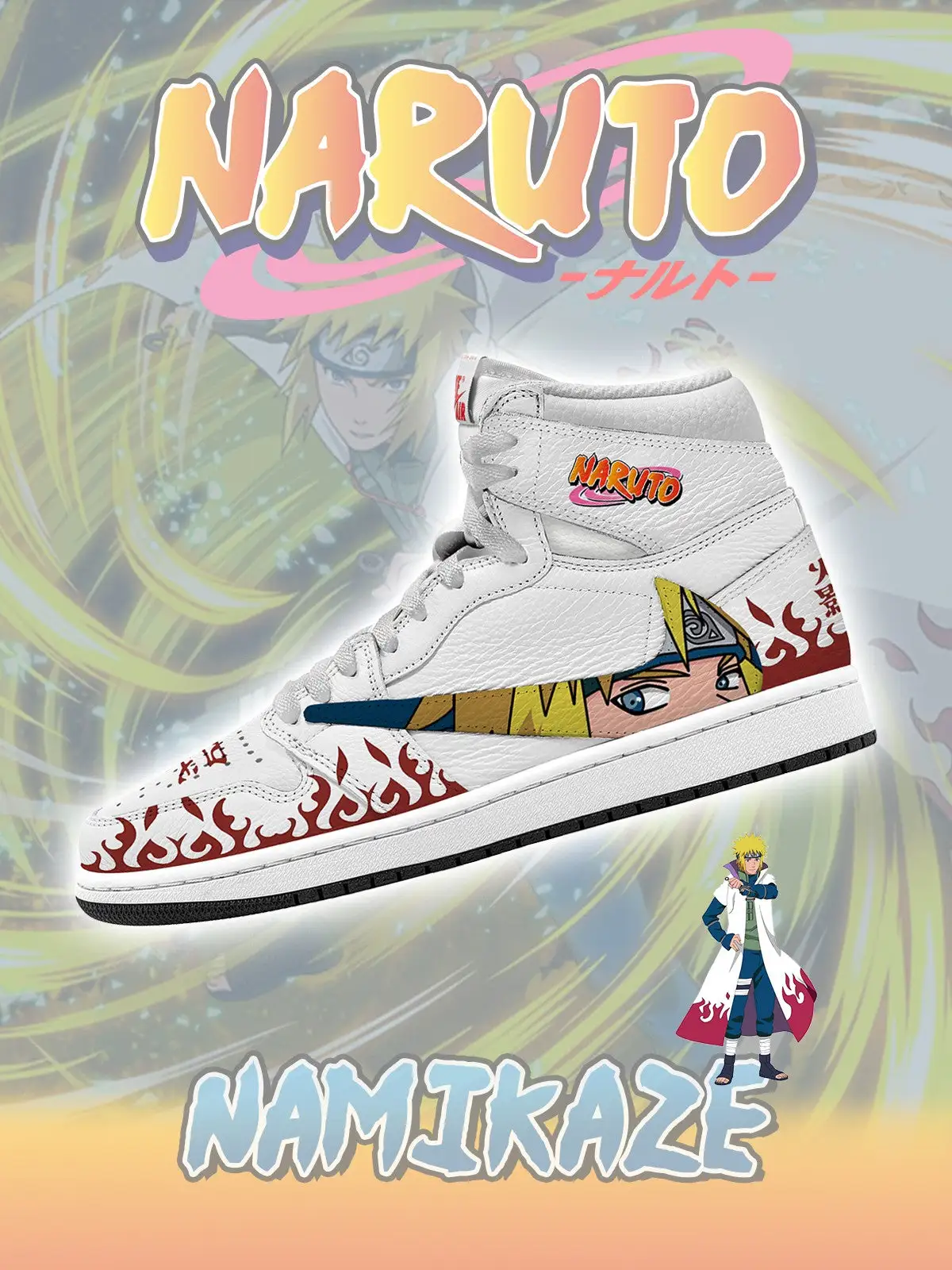 Minato Namikaze V.2 Custom TS High Sneakers