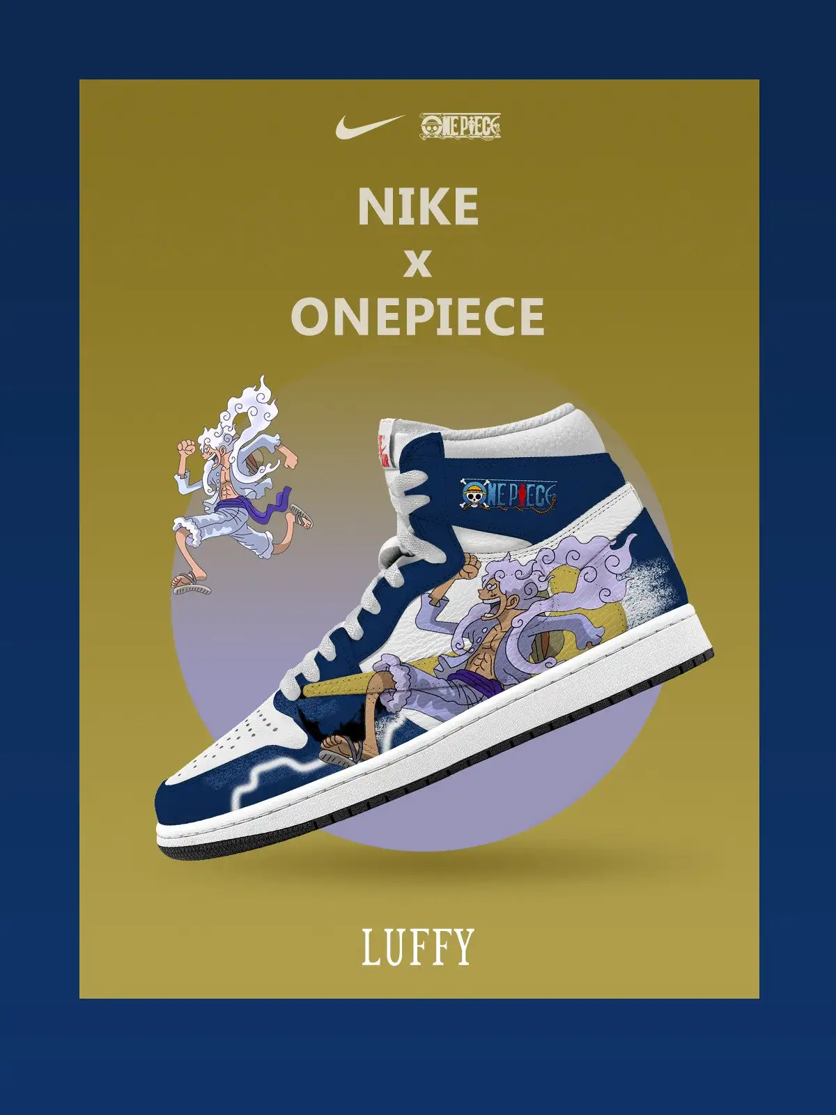 Monkey D. Luffy V.9 Custom TS High Sneakers