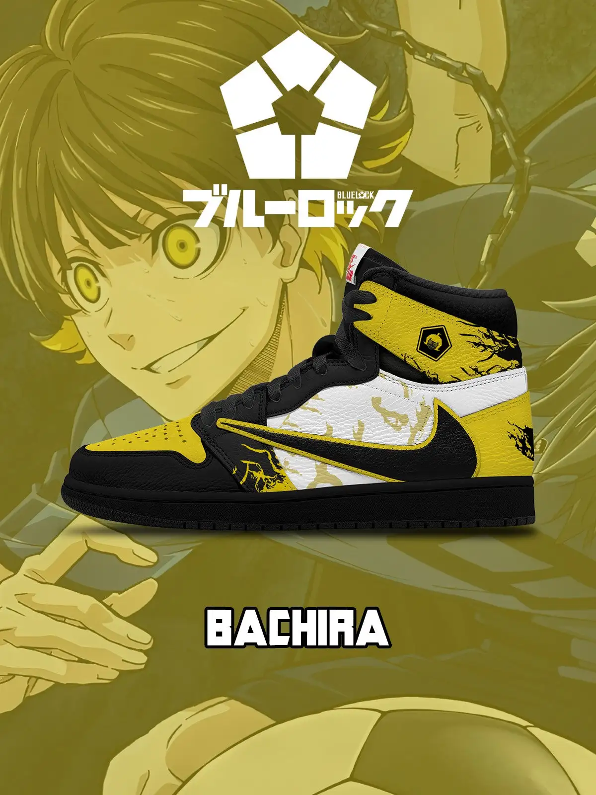 Meguru Bachira V.1 Custom TS High Sneakers