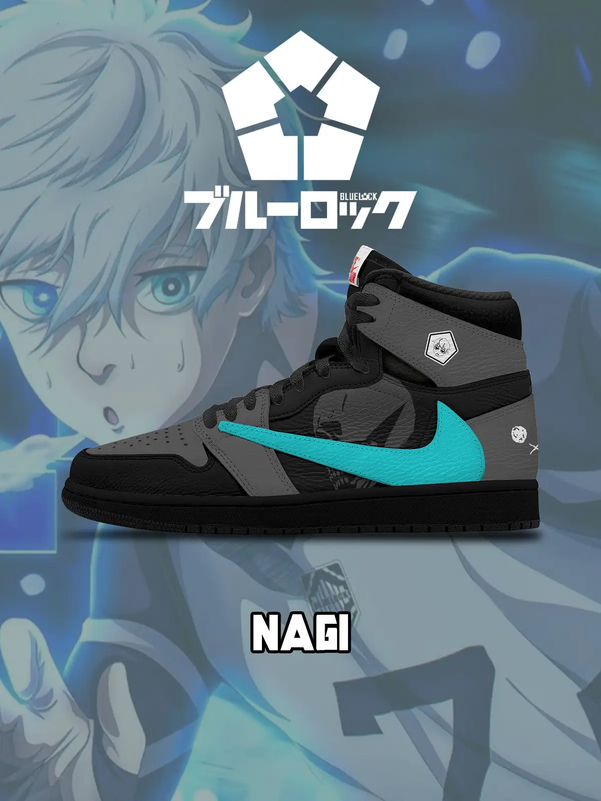 Seishiro Nagi V.1 Custom TS High Sneakers
