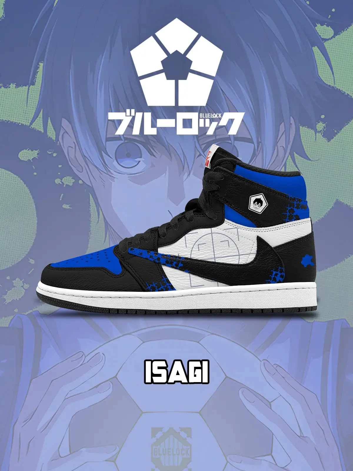 Yoichi Isagi V.1 Custom TS High Sneakers