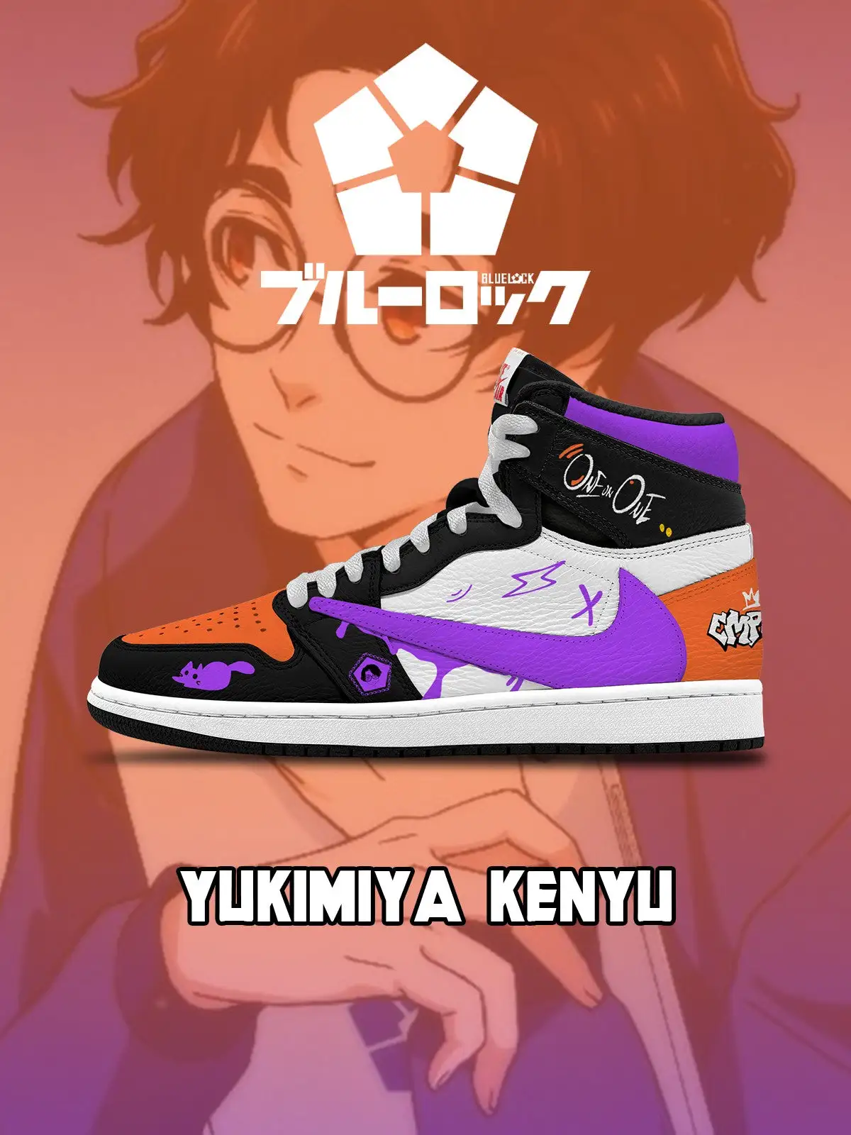 Yukimiya Kenyu V.1 Custom TS High Sneakers