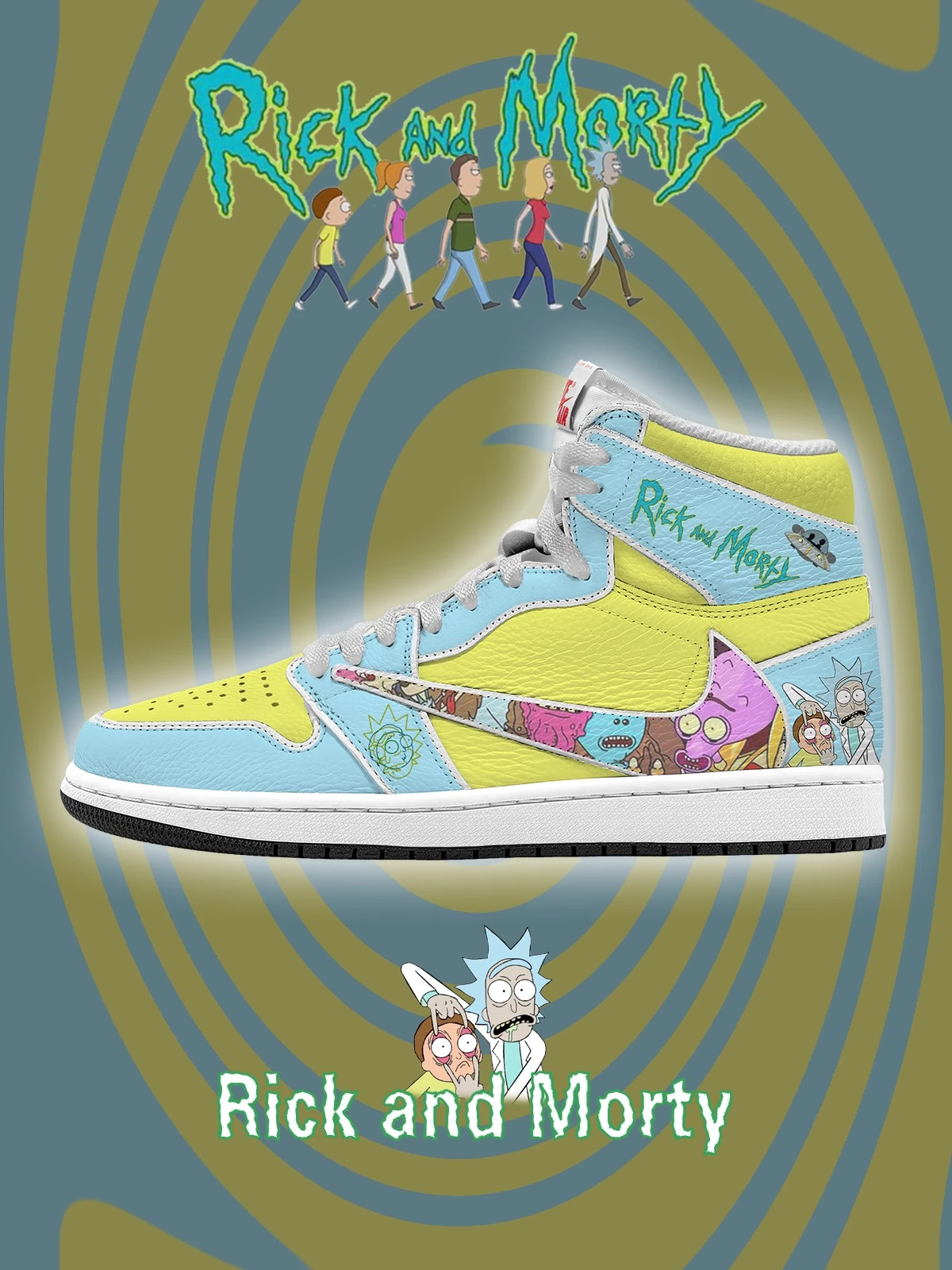 R and M V.1 Custom TS High Sneakers