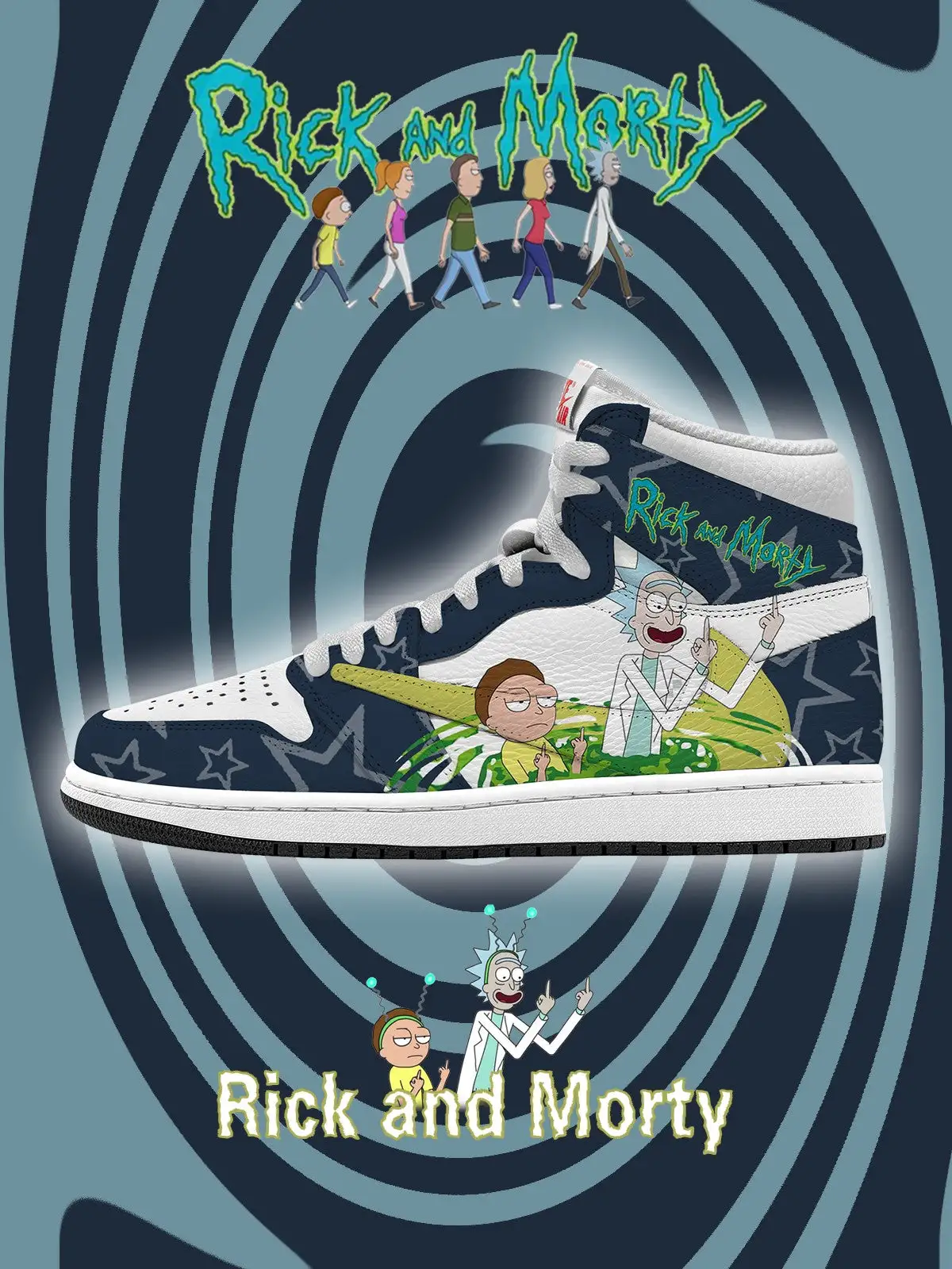 R and M V.2 Custom TS High Sneakers