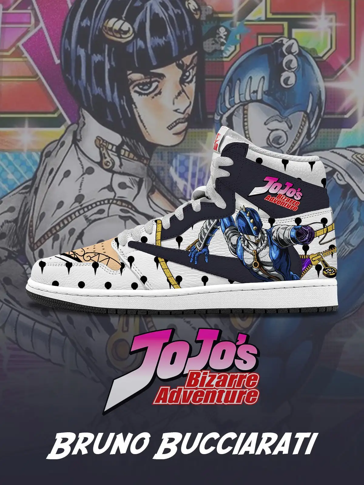 Bruno Bucciarati V.2 Custom TS High Sneakers