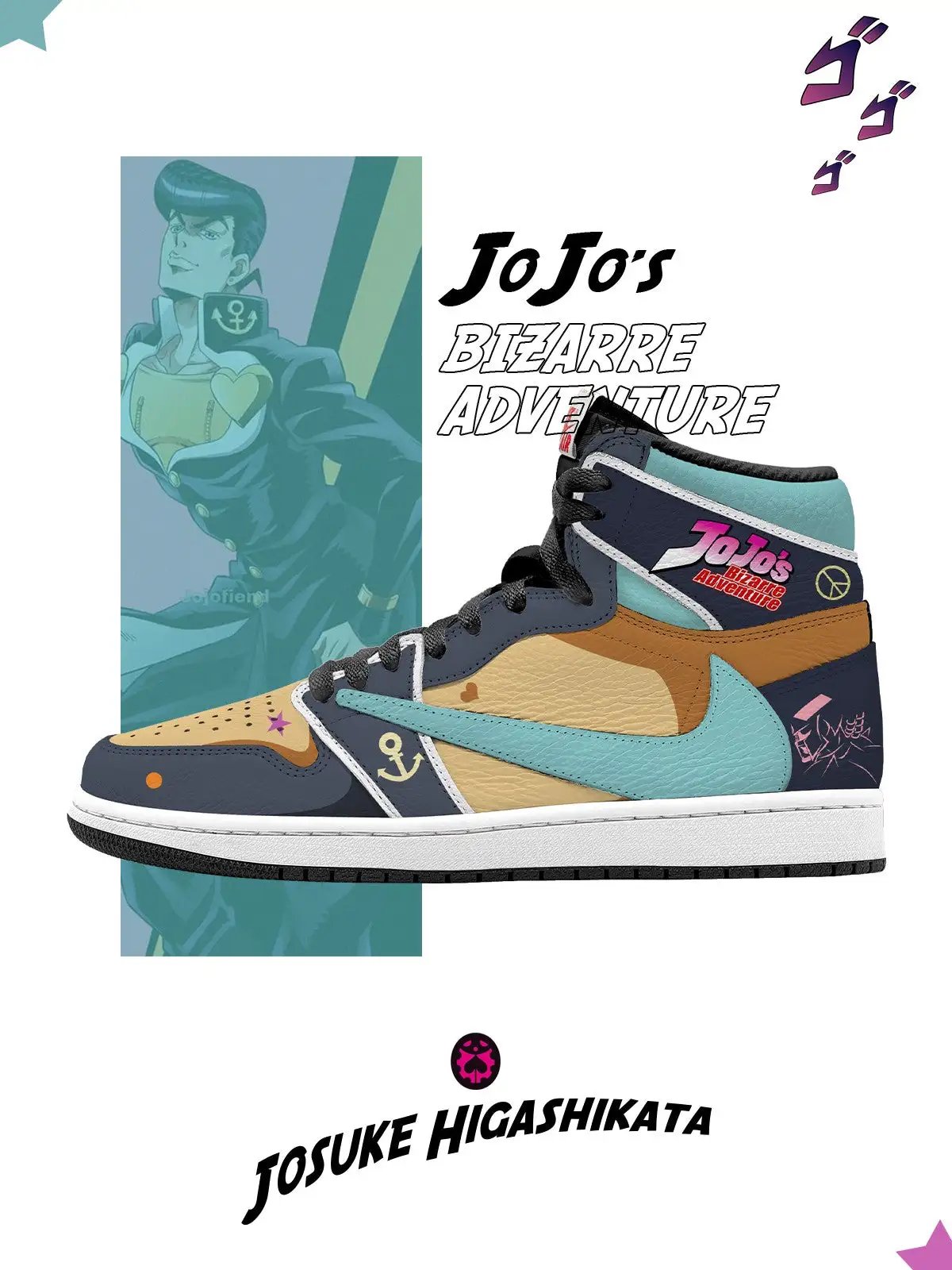 Josuke Higashikata V.1 Custom TS High Sneakers