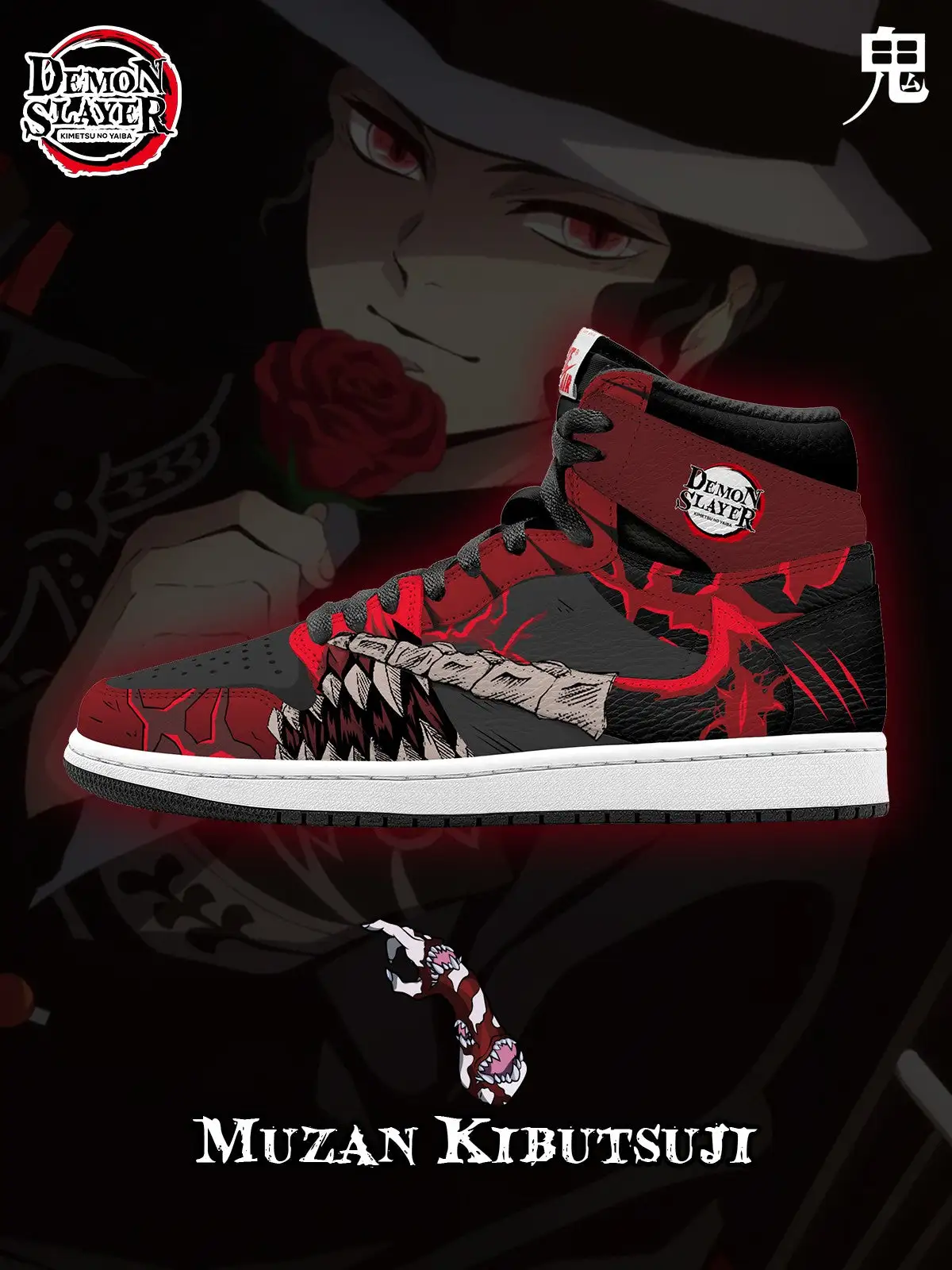 Muzan Kibutsuji V.1 Custom TS High Sneakers