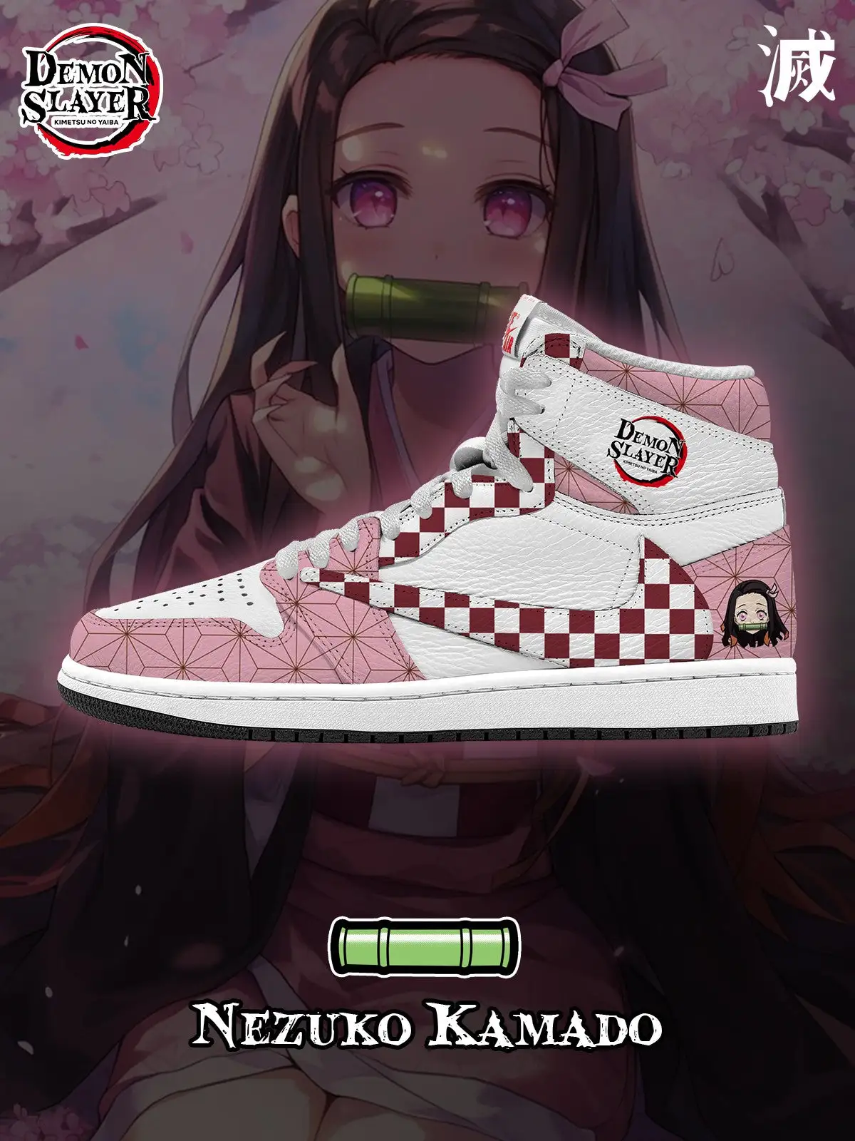 Nezuko Kamado V.2 Custom TS High Sneakers