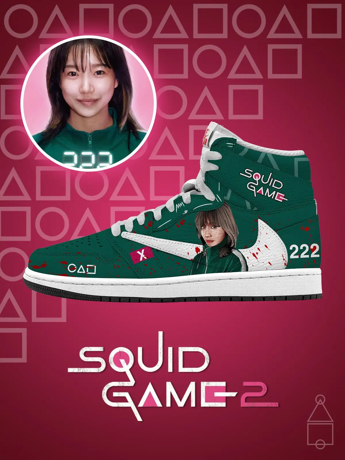 Player 222 V.1 Custom TS High Sneakers