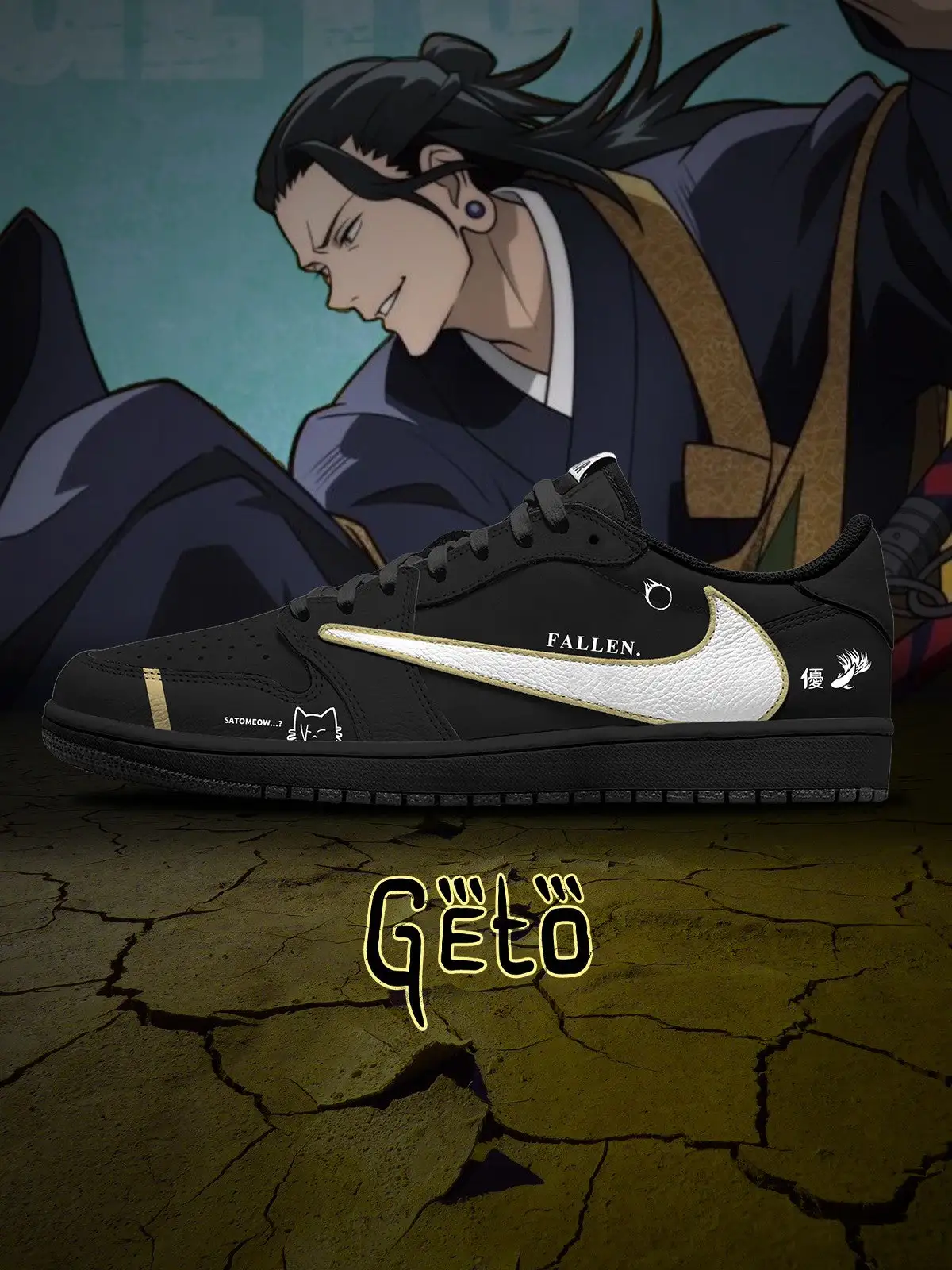 Suguru Geto V.1 Custom TS Low Sneakers