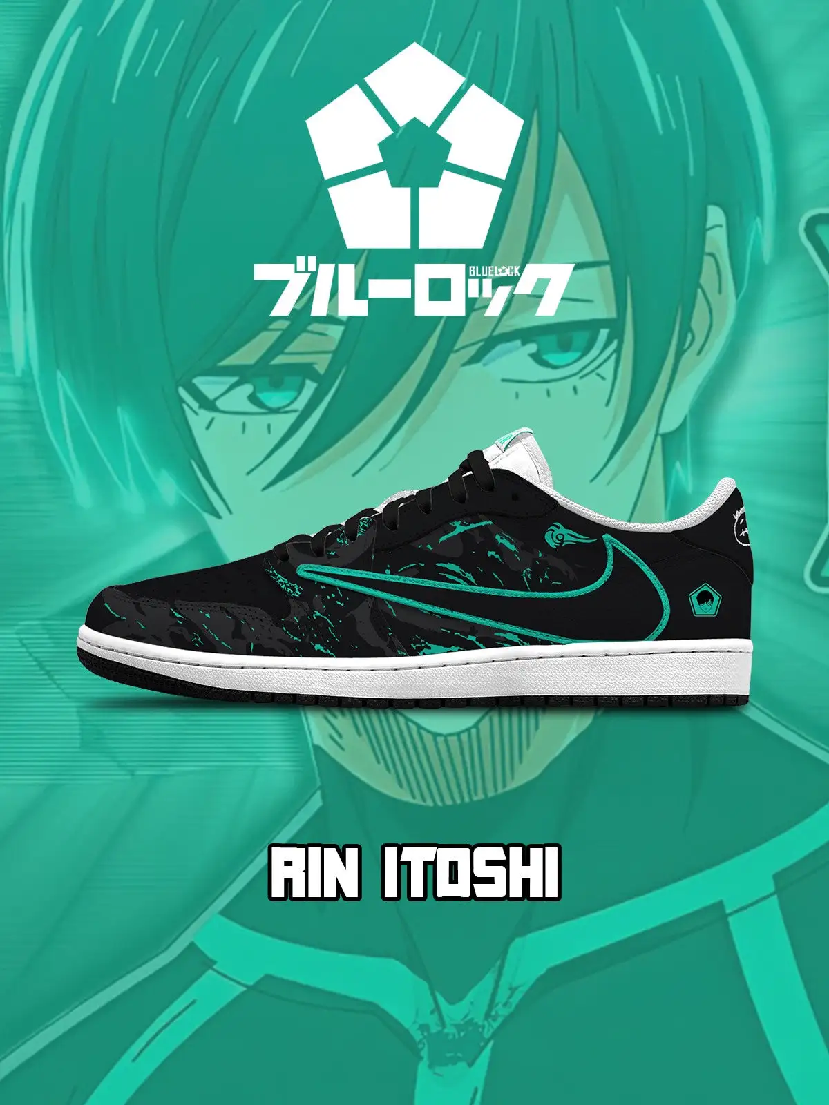Rin Itoshi V.1 Custom TS Low Sneakers