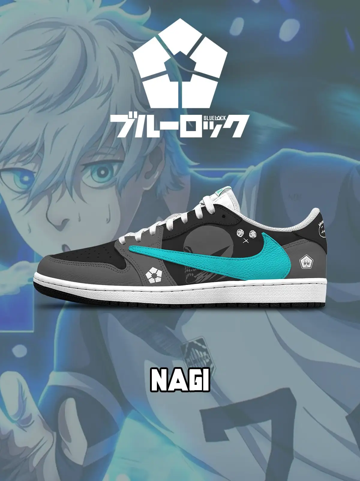 Seishiro Nagi V.1 Custom TS Low Sneakers