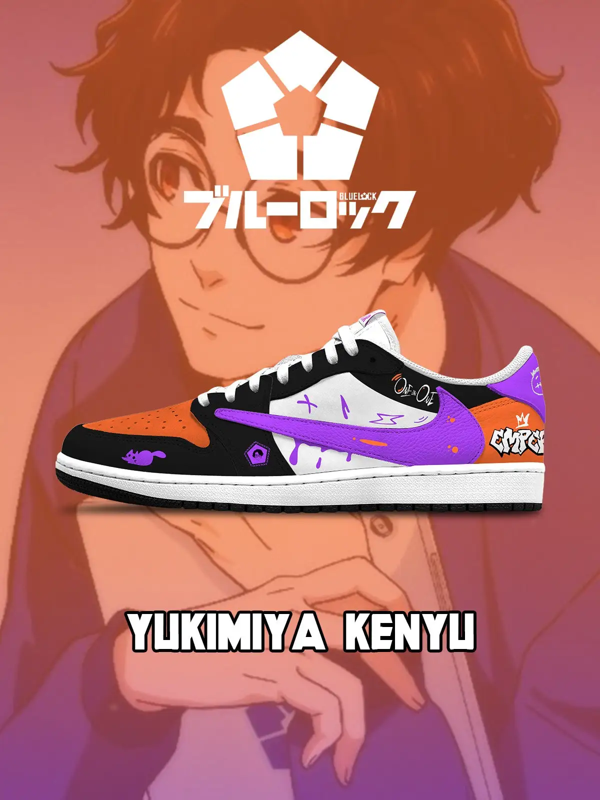 Yukimiya Kenyu V.1 Custom TS Low Sneakers