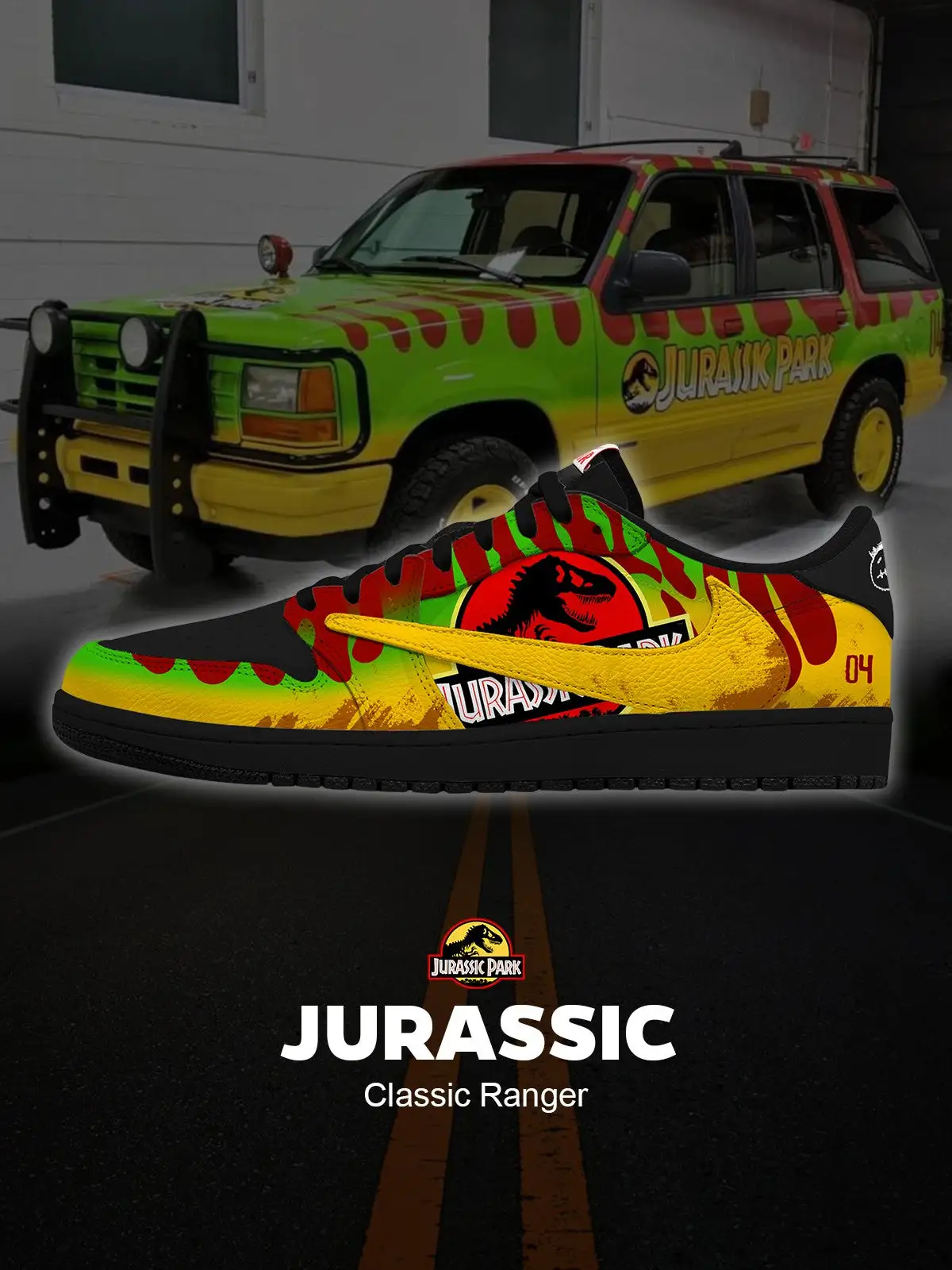 Jurassic Ranger V.1 Custom TS Low Sneakers
