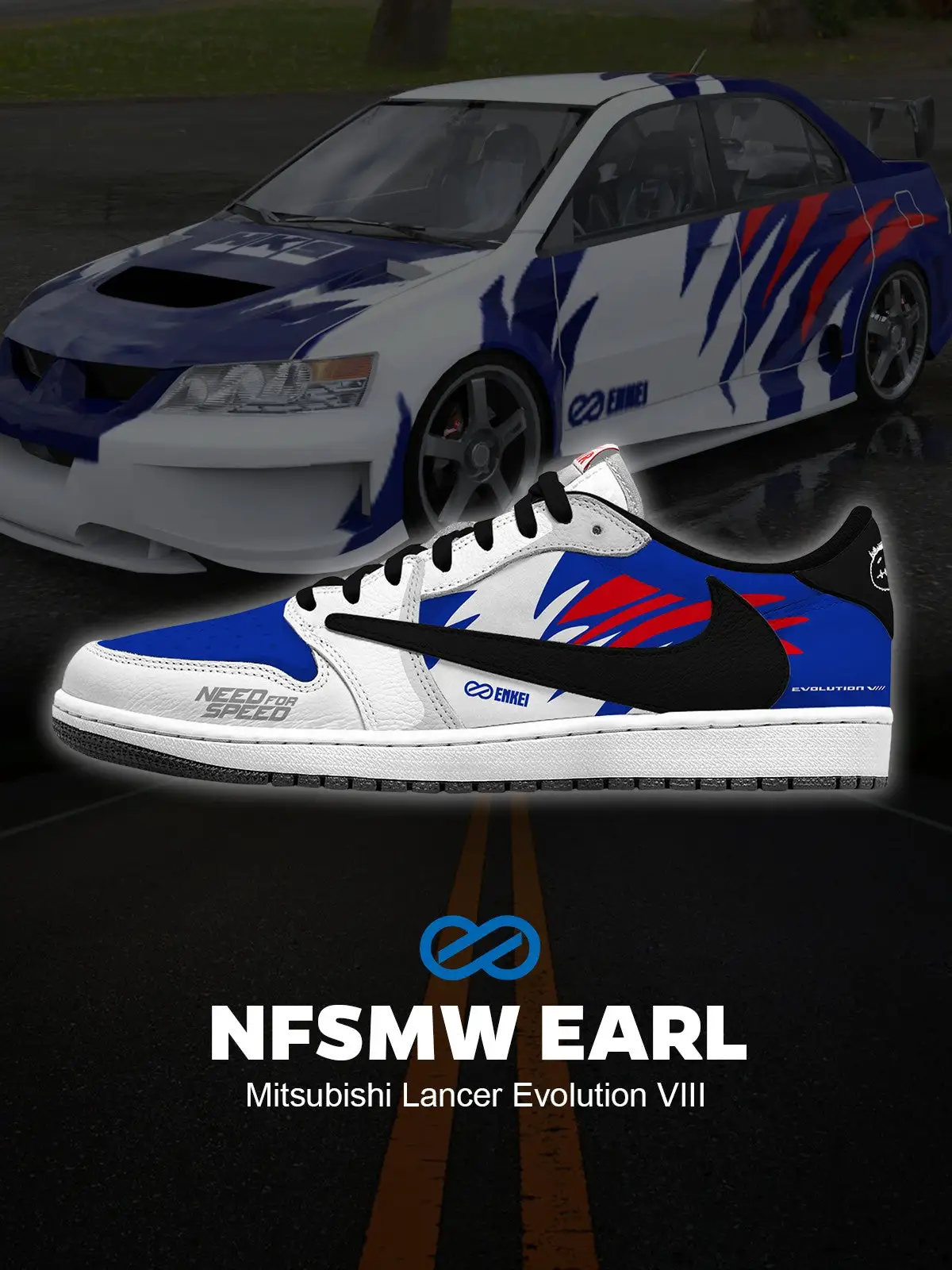 Earl Lancer Evolution VIII V.1 Custom TS Low Sneakers