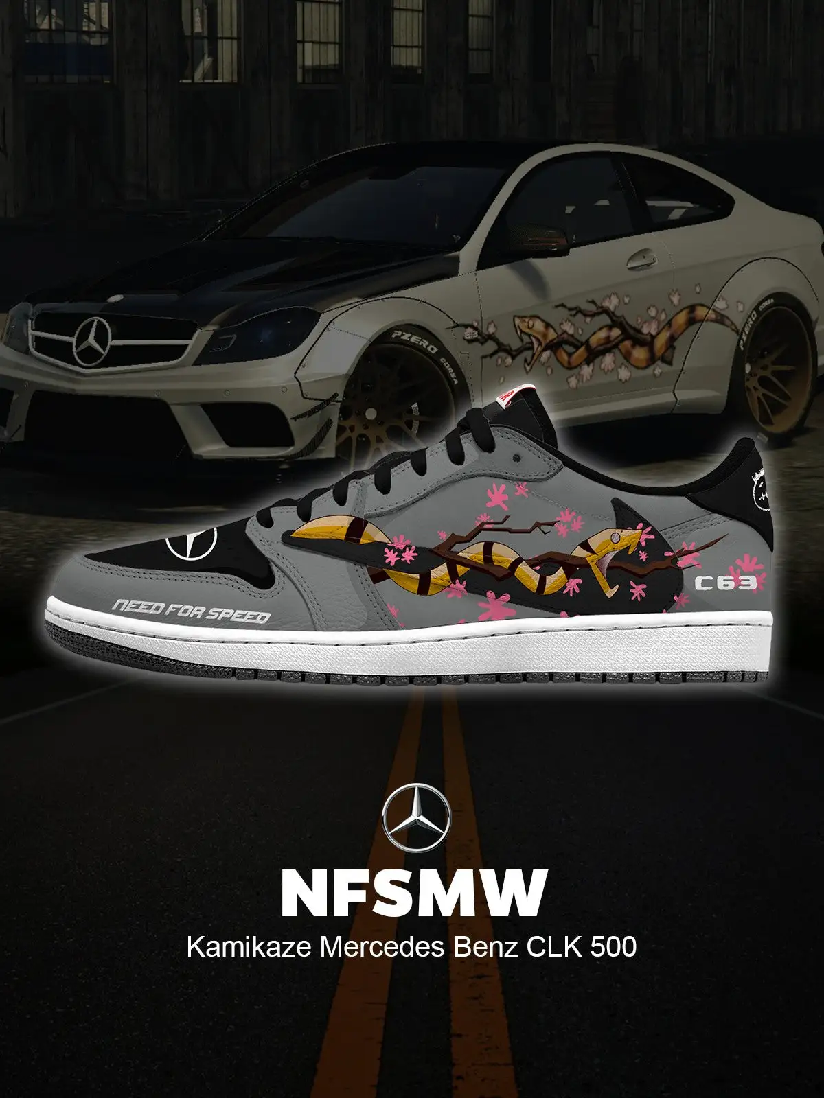 Kamikaze CLK 500 V.1 Custom TS Low Sneakers