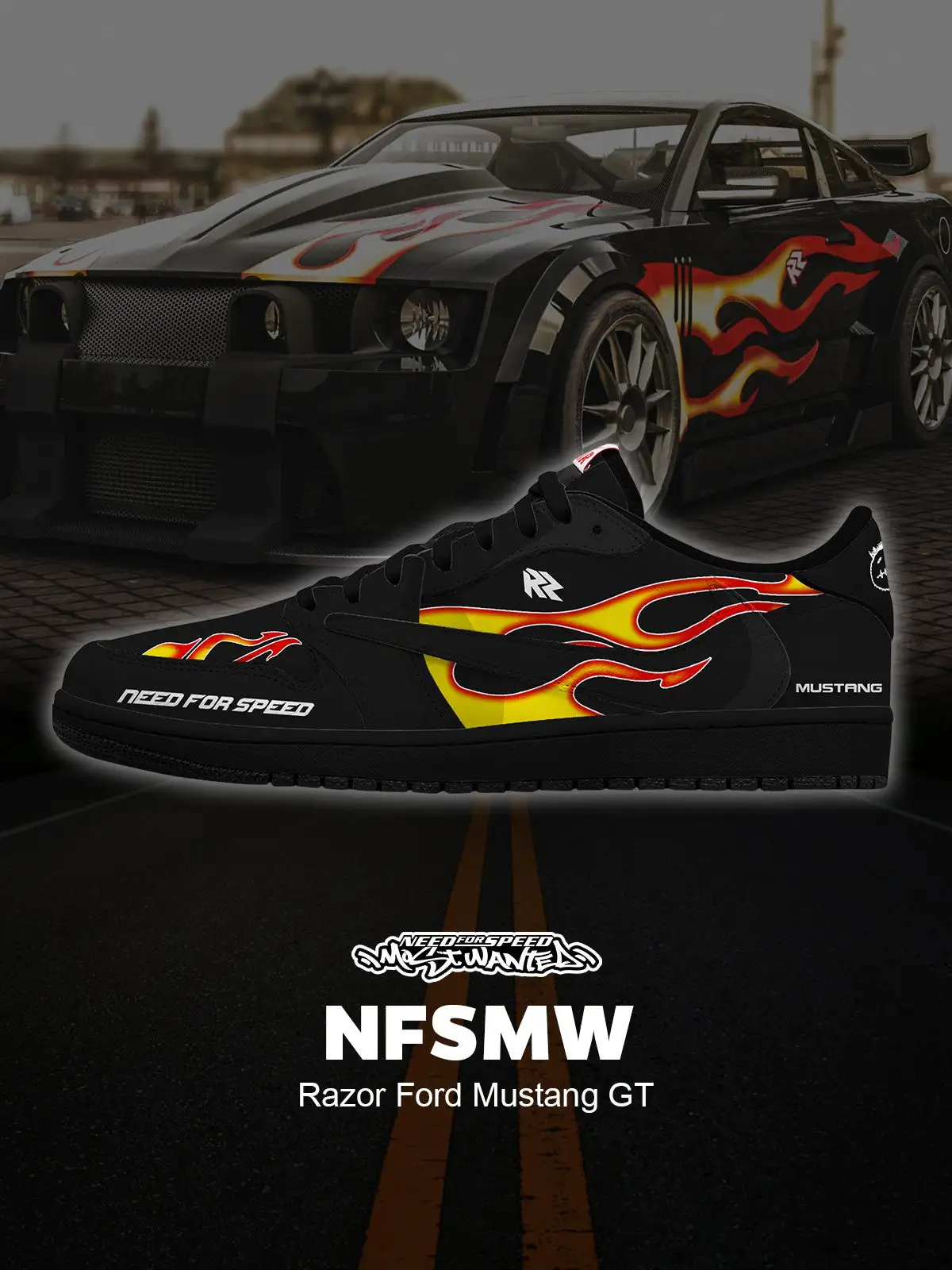 Razor Mustang GT V.1 Custom TS Low Sneakers