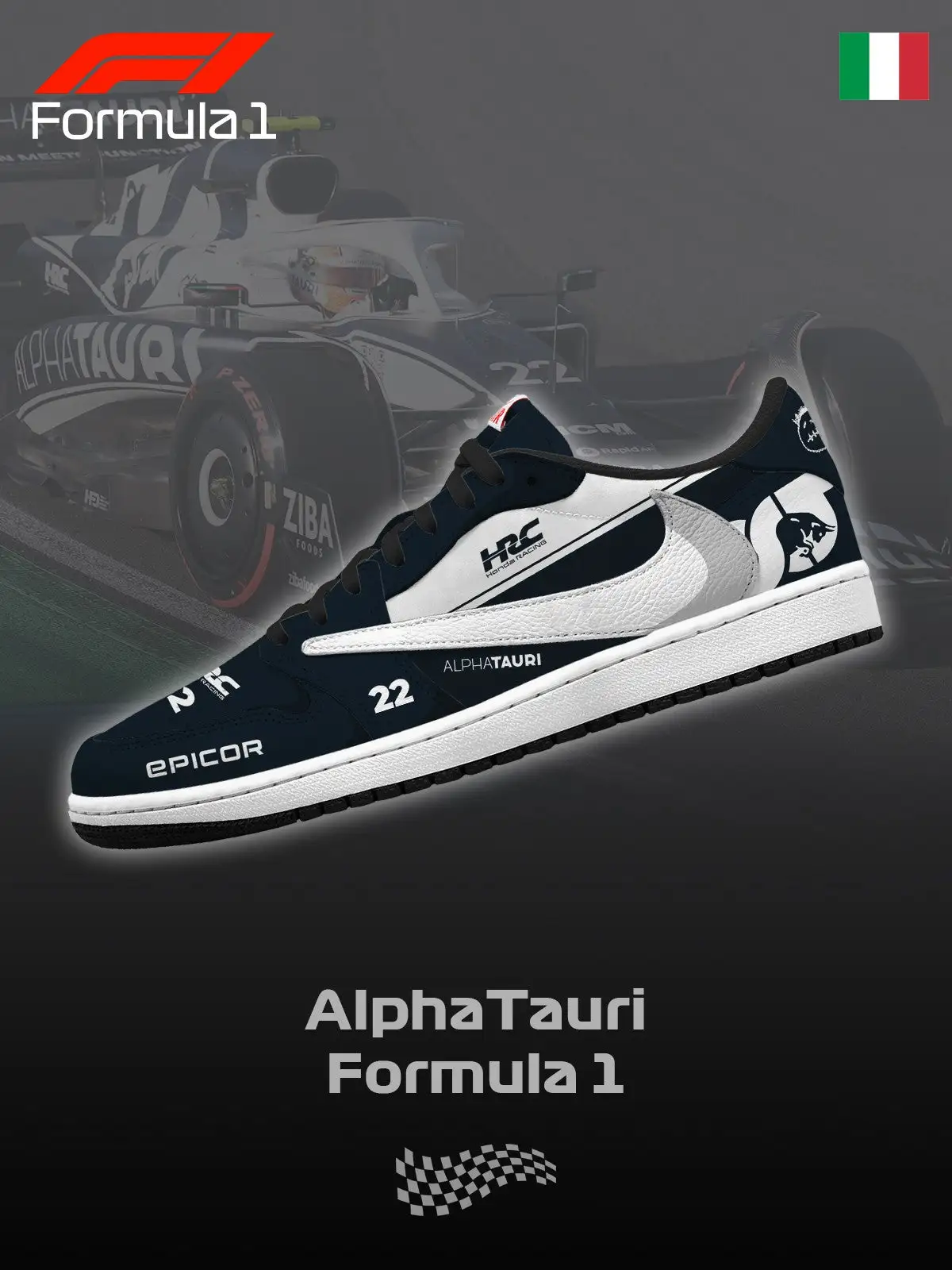 A Tauri F.1 V.1 Custom TS Low Sneakers
